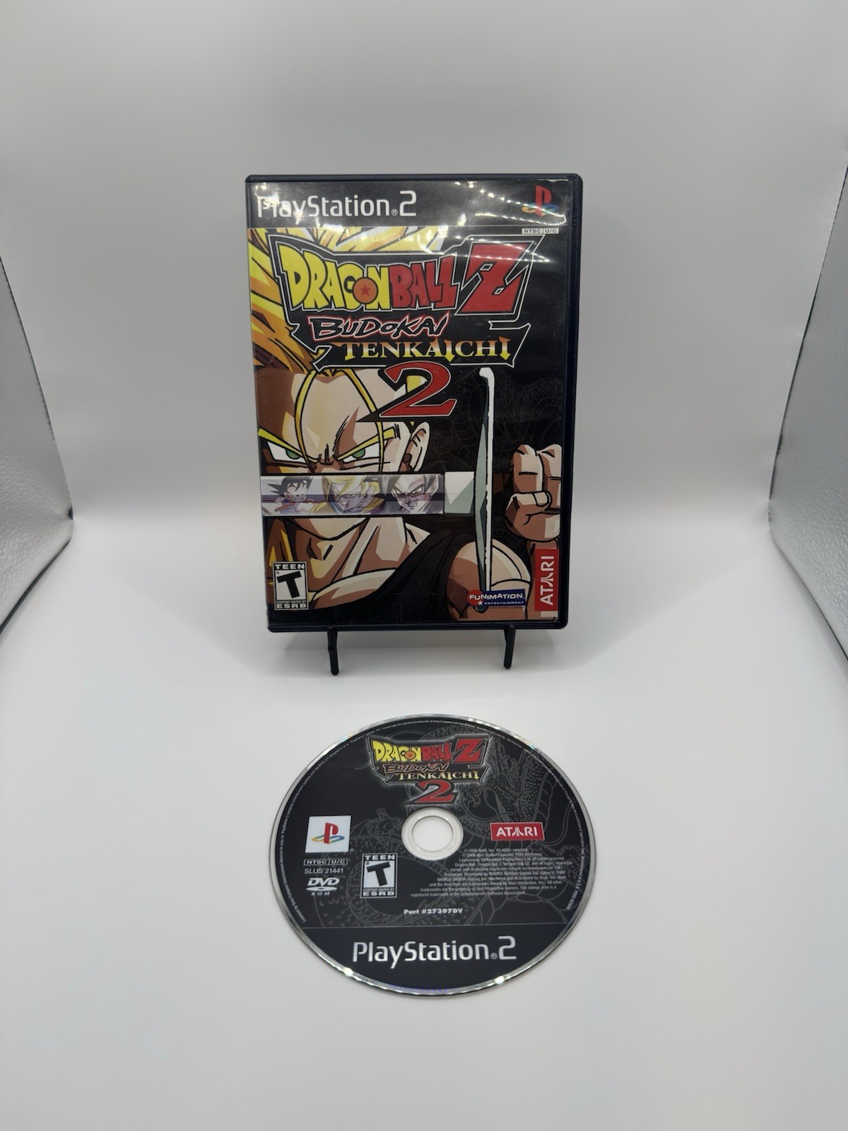 Dragon Ball Z : Budokai Tenkaichi 2 PS2 Black Label No Manual Sony PlayStation 2