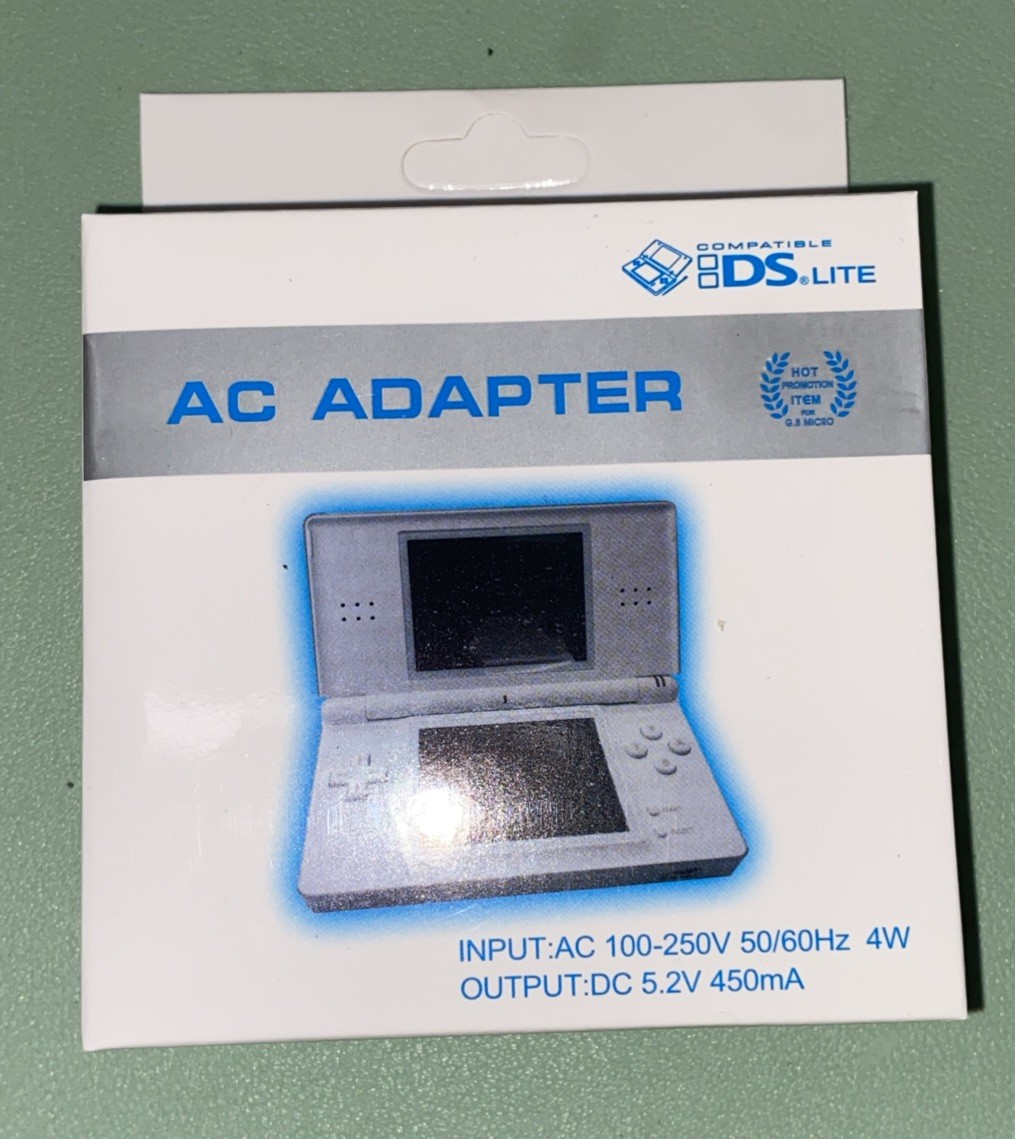 Nintendo DS Lite Blue(USG-001) W/3 Games, Stylus, Charger, Case READ