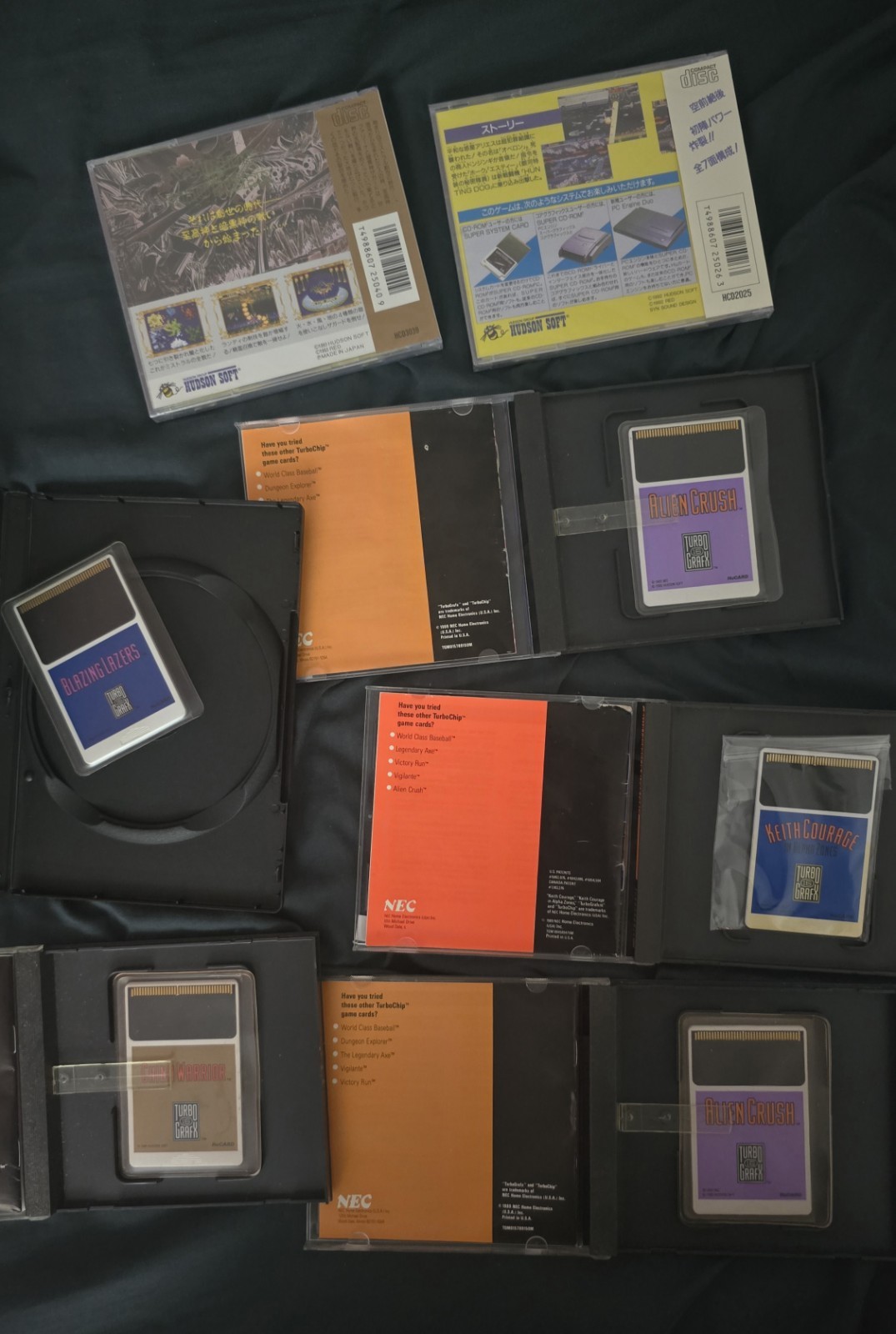 TURBOGRAFX-16 Game Bundle 7 Games, Photos Available