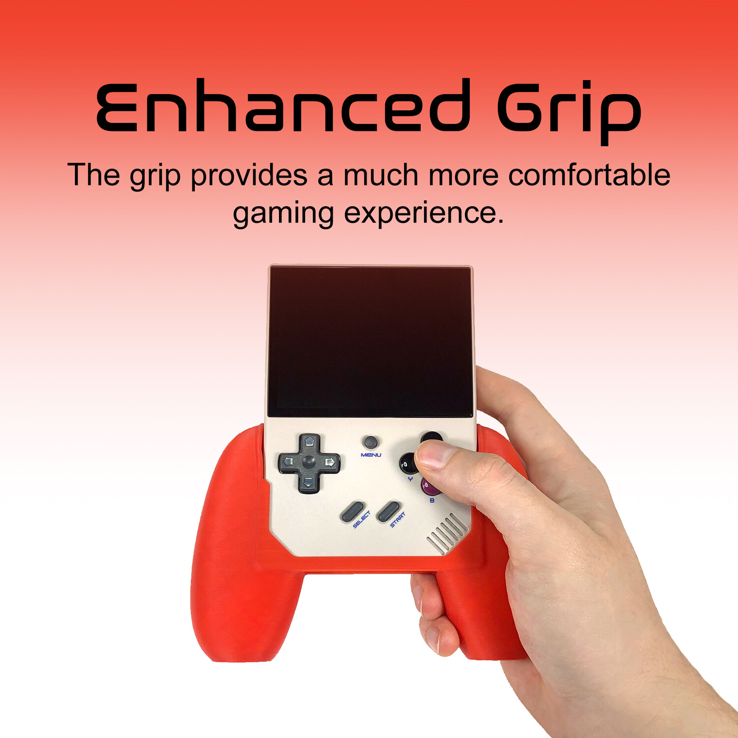 Anbernic RG35XX Plus Comfort Grip Case – 3D Printed