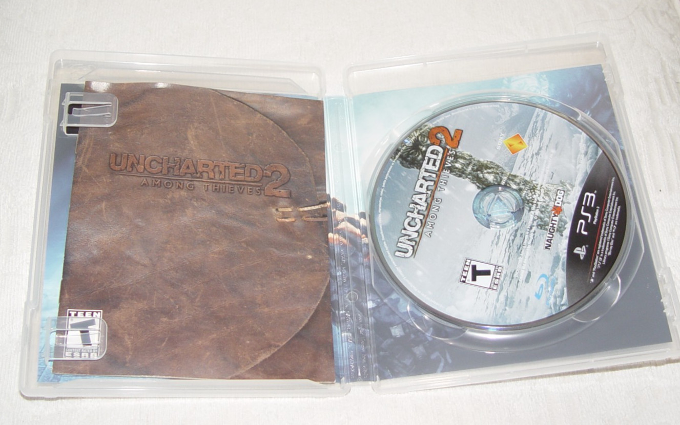 Uncharted 1,2,3 Games Bundle for (Sony Playstation 3 Ps3) Complete NM