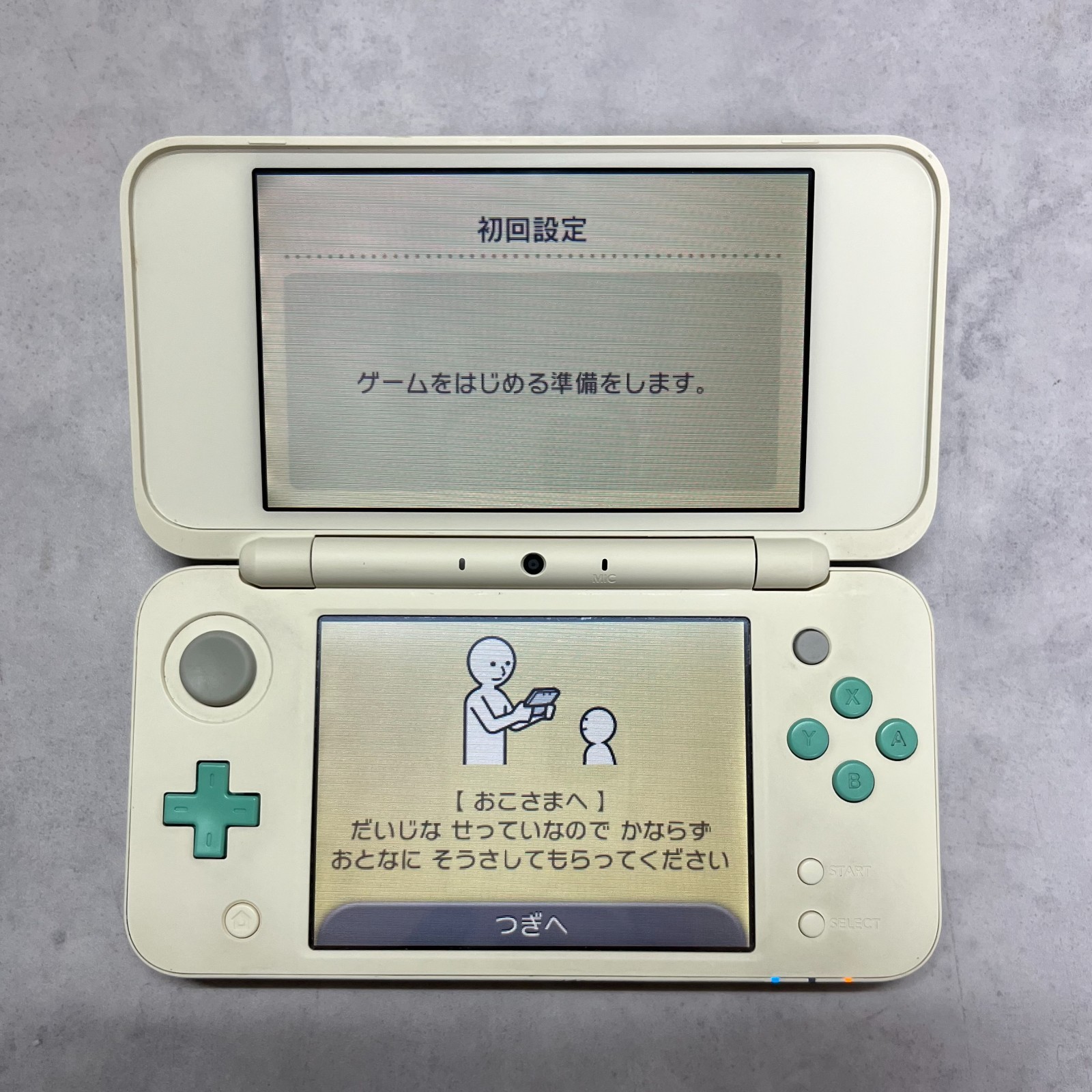 New Nintendo 2DS XL LL Animal Crossing Doubutsu No Mori Console Tested Good!!