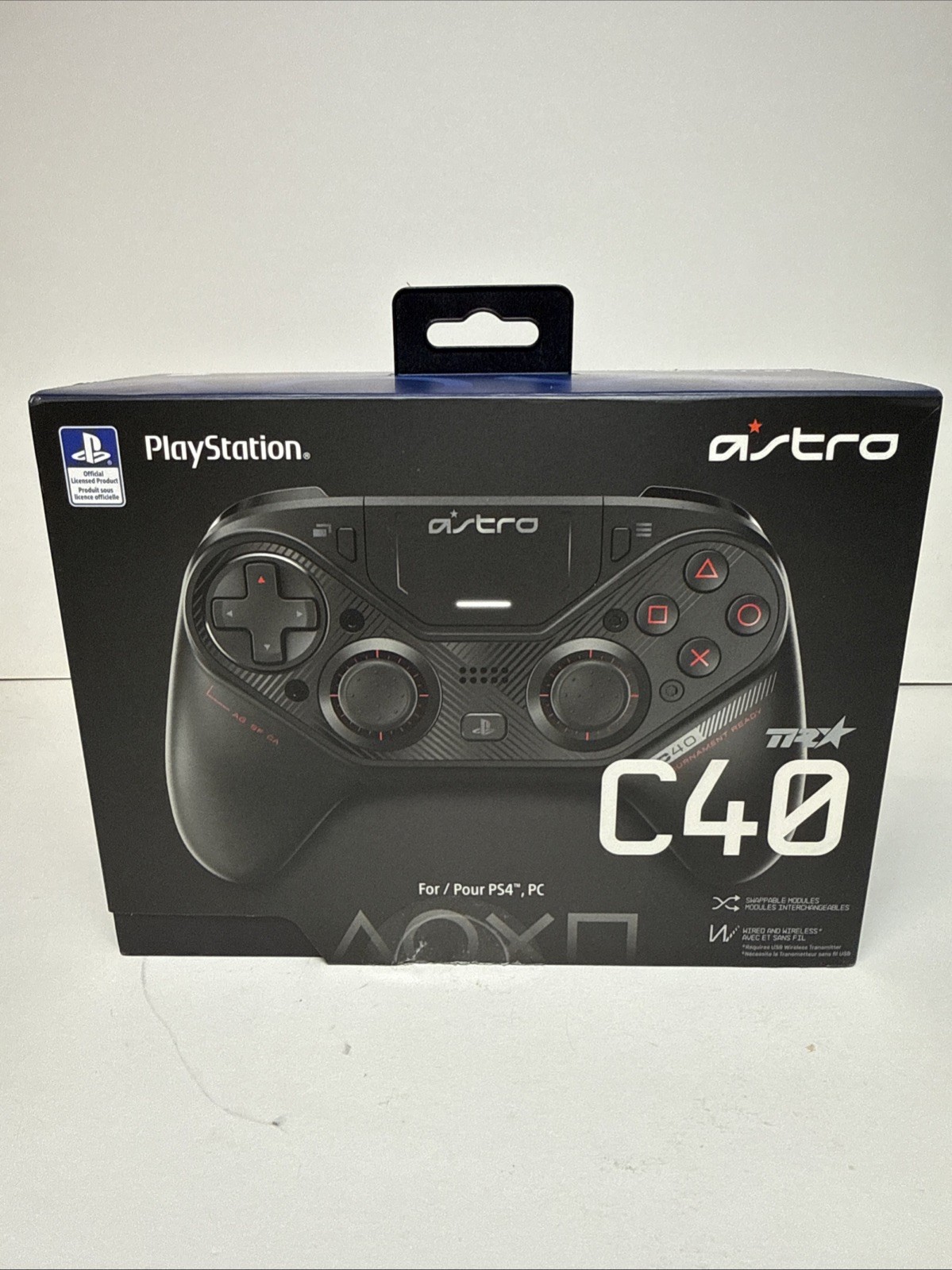 Astro Gaming C40 TR Wireless Controller for PlayStation 4 PS4 Black Clean!