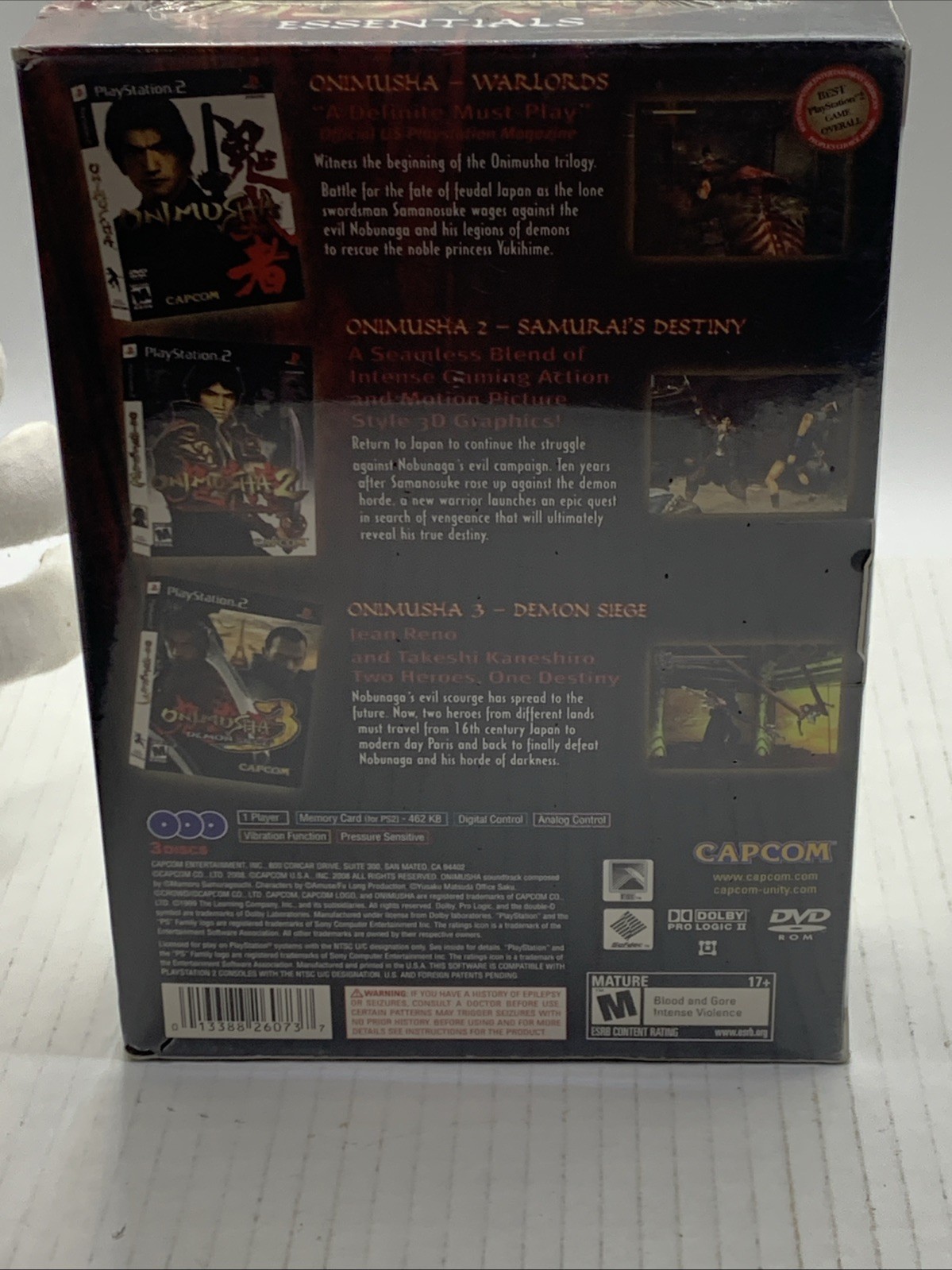 Factory Sealed Onimusha Essentials Sony PlayStation 2, 2008 Onimusha series Rare