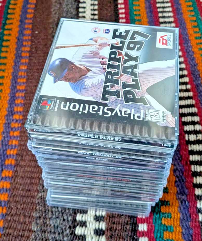 HUGE 15 Game PS1 Playstation 1 LOT Mostly EX-NM Very Nice Condition Black Label+