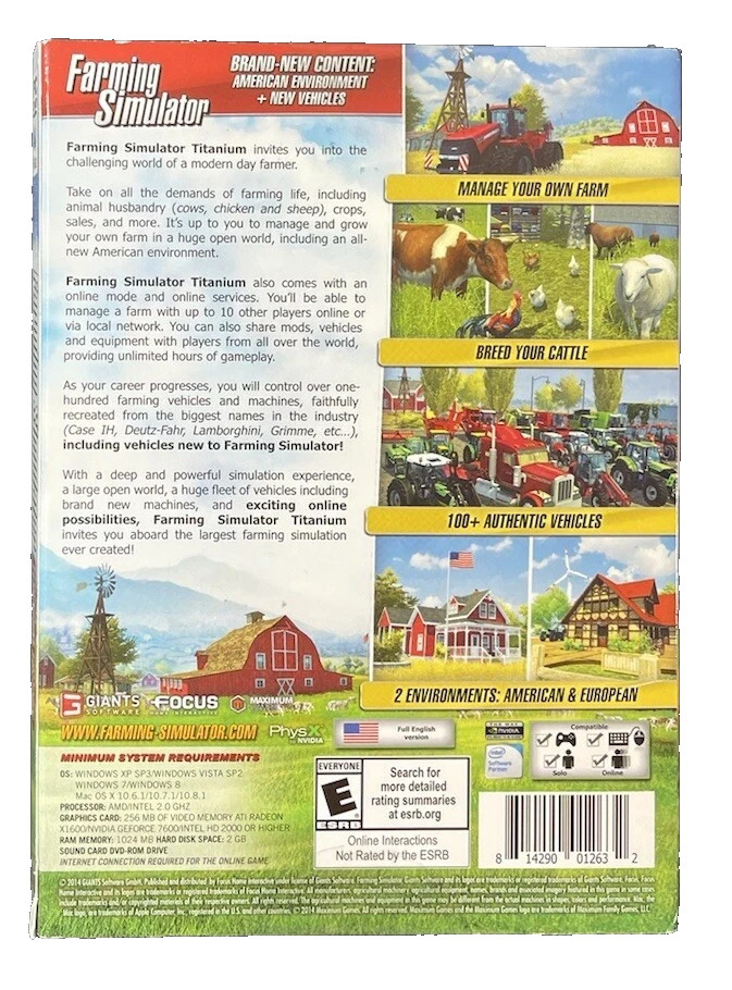 2014 Farming Simulator [ Titanium Edition] (PC / DVD-ROM) rtDsk