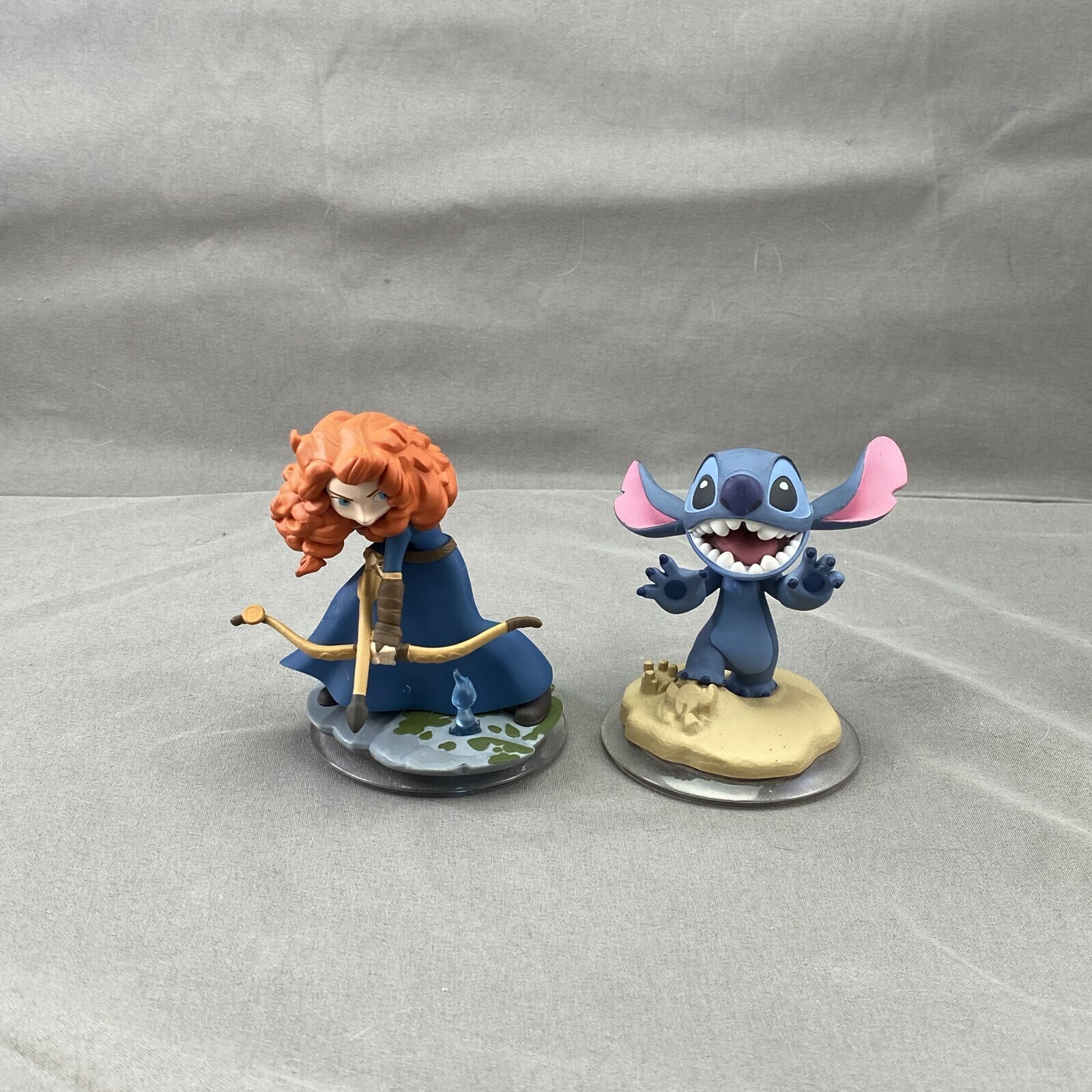 DISNEY INFINITY – MERIDA/STITCH Toy Box Pack Brave/Lilo and Stitch Loose w/ Card