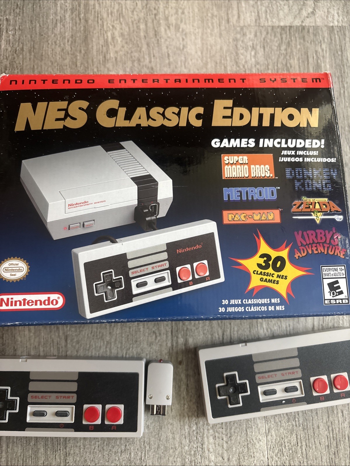 Nintendo NES Classic Edition Game HDMI Console Full Library W/2 Wireless remotes