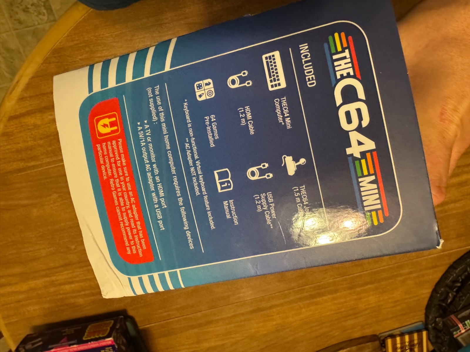 Retro Games The C64 Mini Commodore 64 video game system console CIB complete