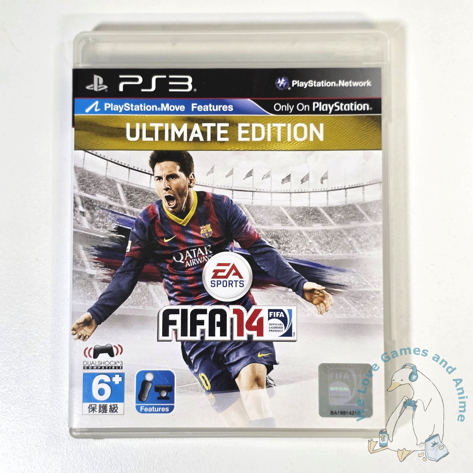 FIFA 14 Ultimate Edition PS3 PlayStation 3 Chinese Hong Kong Asia Cover Variant