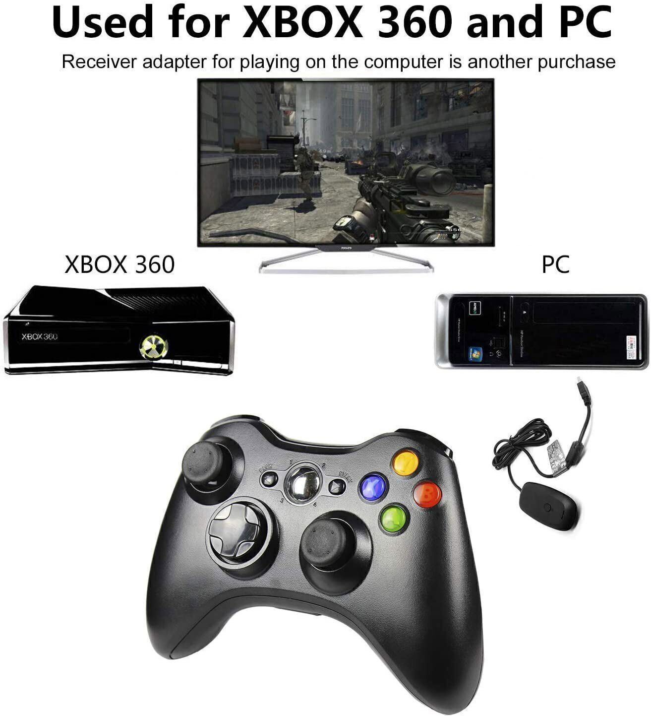 Wireless Game Remote Controller For Microsoft Xbox 360 Gamepad Console & PC