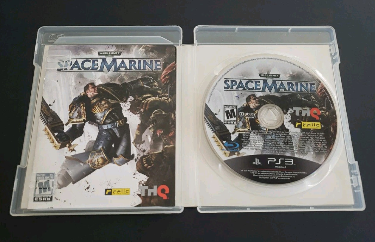 Warhammer 40,000: Space Marine (PlayStation 3 PS3, 2011) Complete CIB Tested VGC