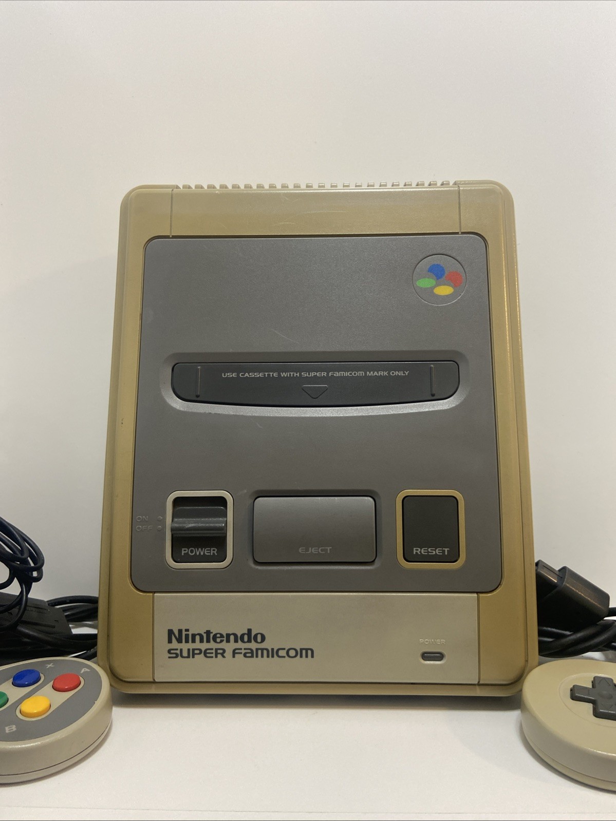 Nintendo Super Famicom Console Bundle 2 Controllers Mario Kart Tested Japan