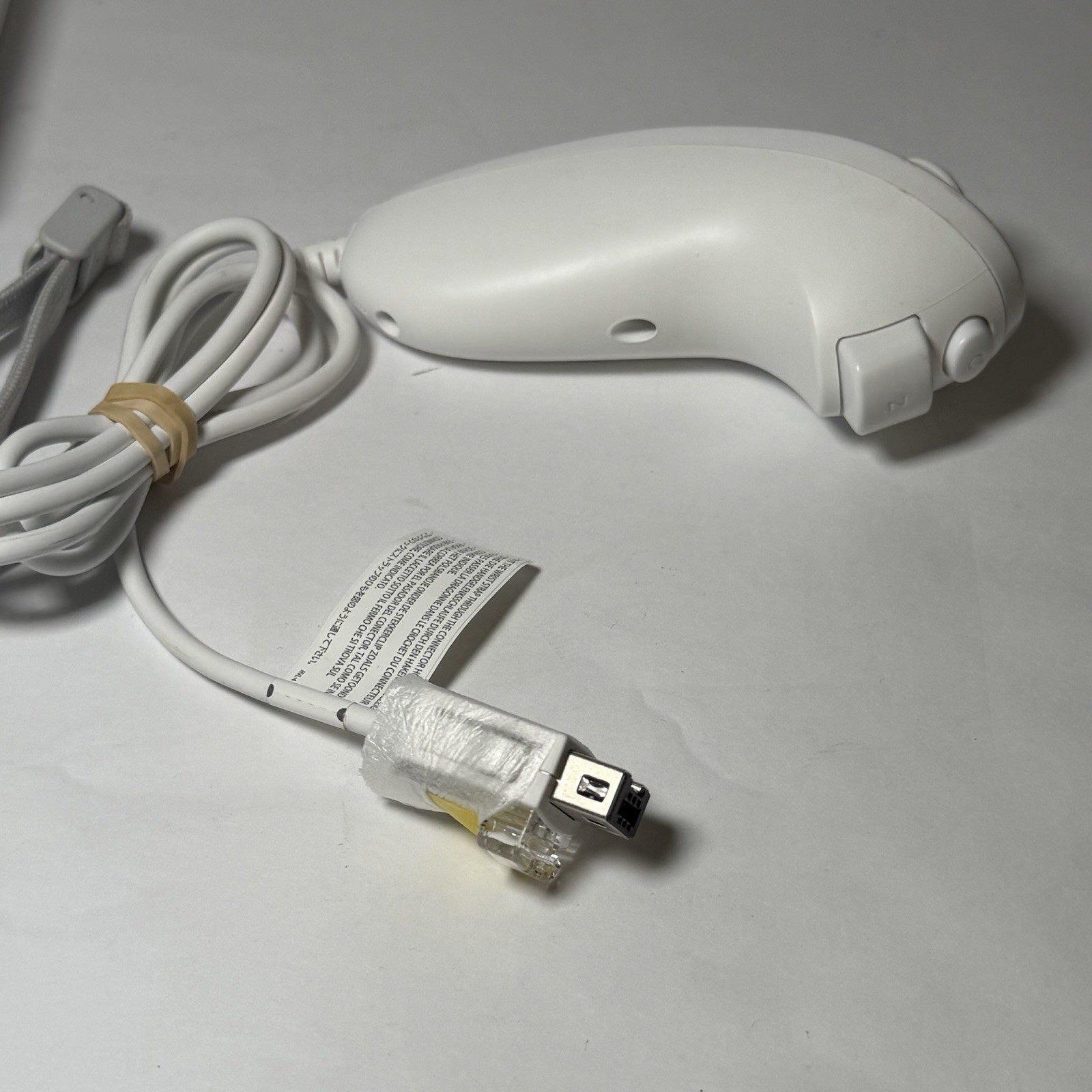 Nintendo Wii RVL-036 Motion Plus White Remote Controller Cover & Nunchuck Tested