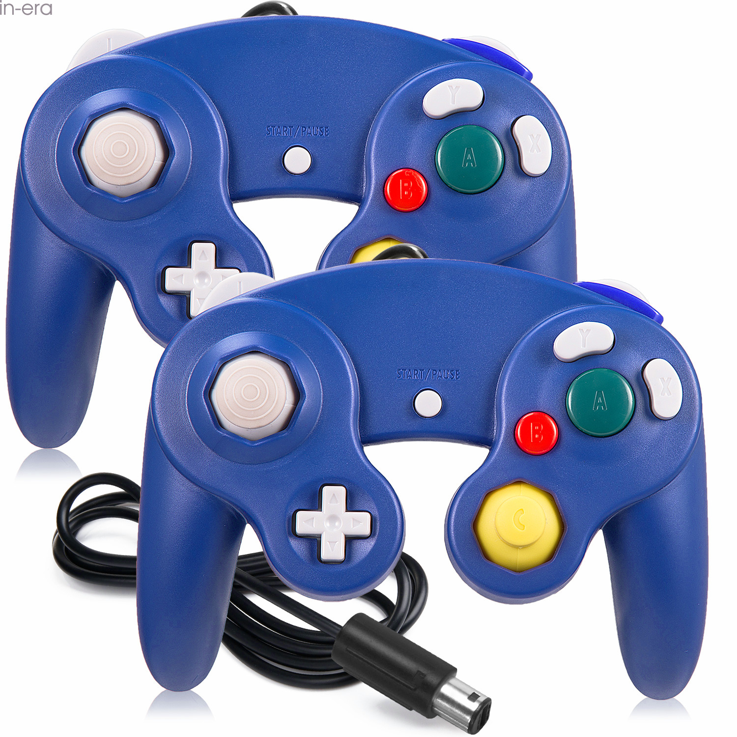 2PCS Wired Controller Gamecube NGC Compatible with Nintendo Gamecube Console