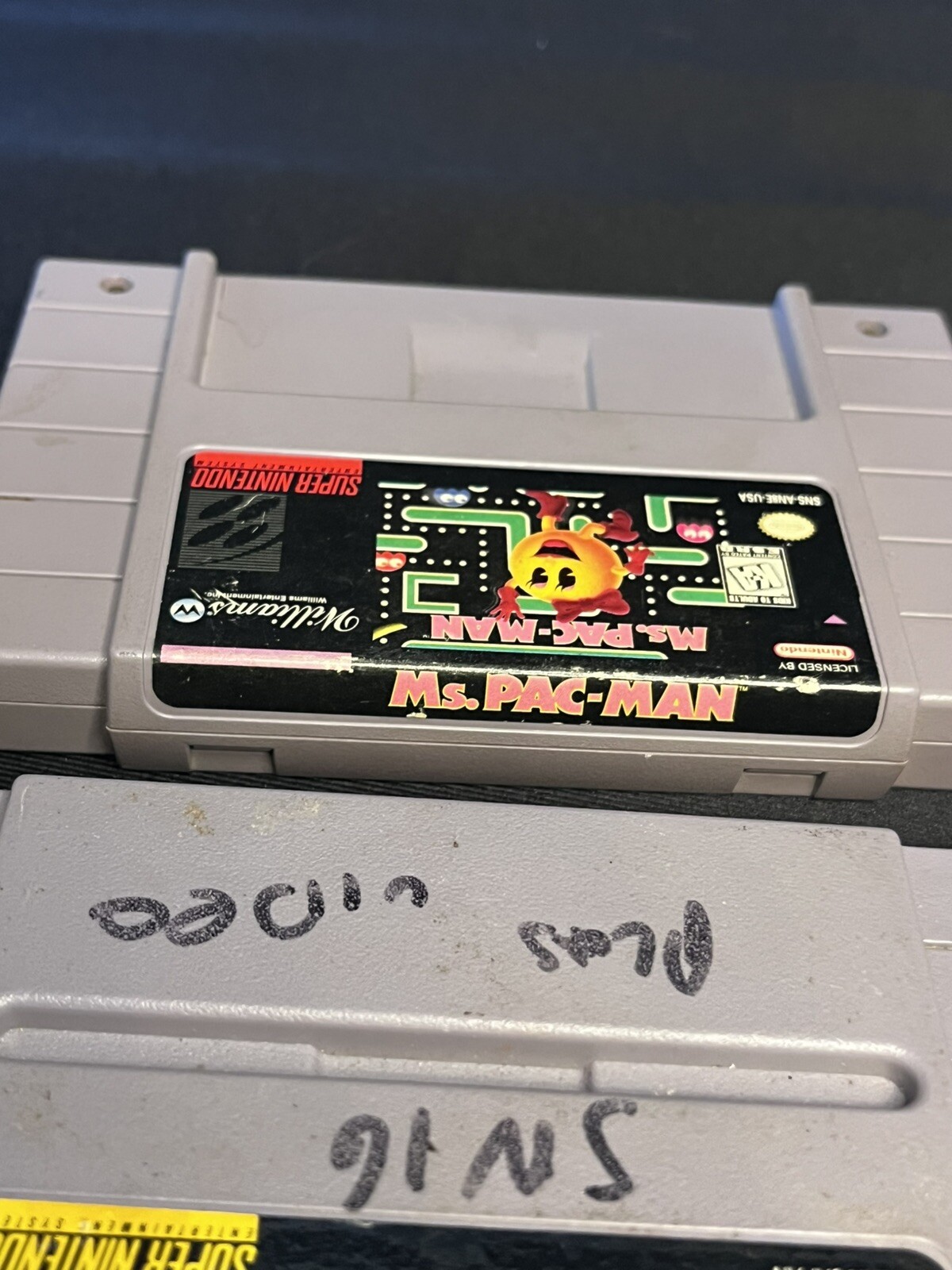 SNES Lot Killer Instinct Pac-Man Hyperzone Stunt Race FX Bass Fishing