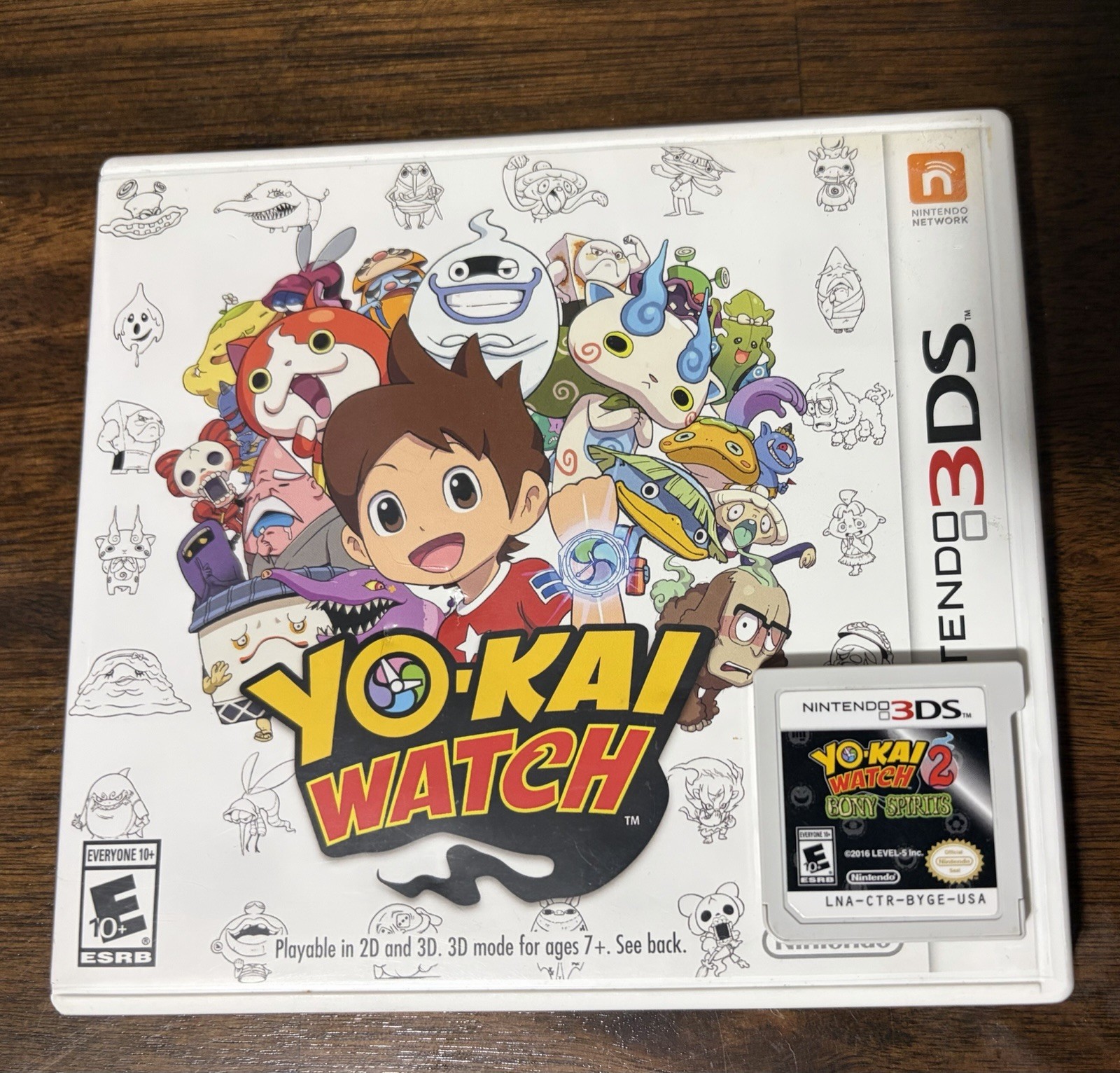 Nintendo 3DS Yo-Kai Watch & Yo-Kai Watch 2 Bony Spirits