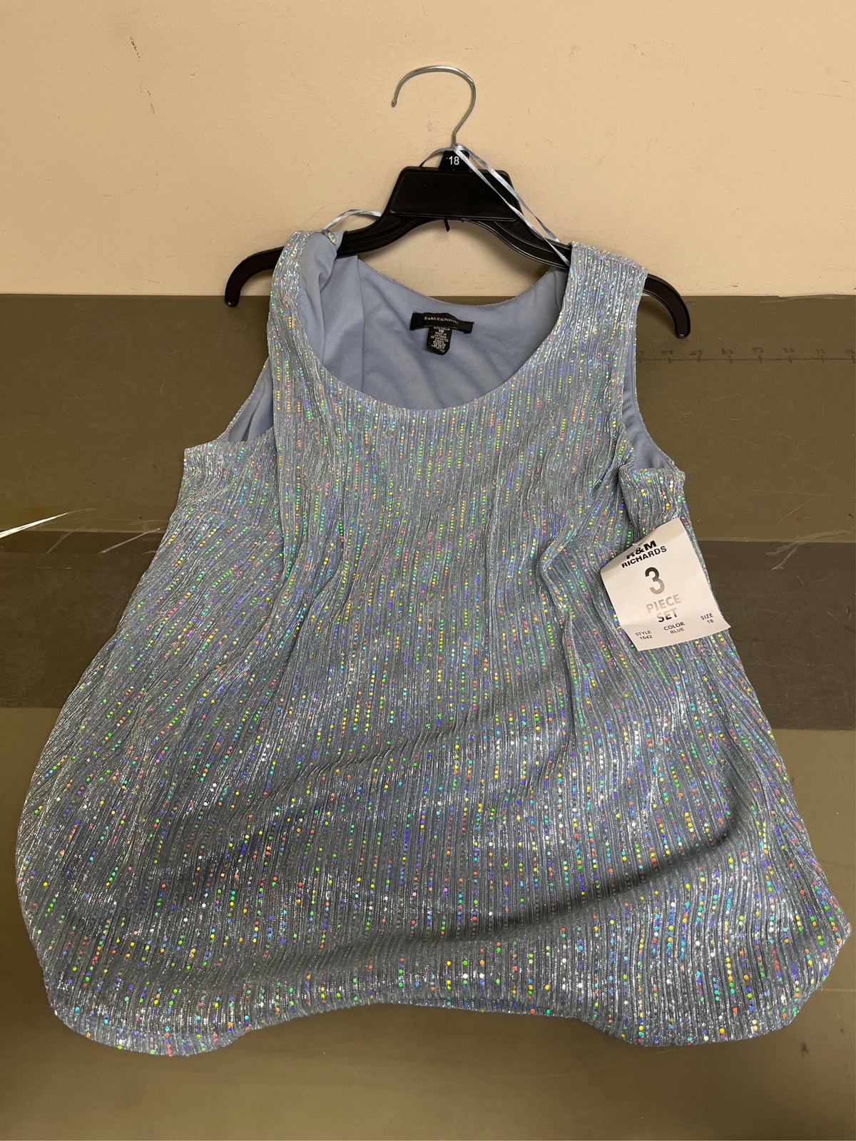 R&M Richards Womens Mystic Shine Three-Piece Set