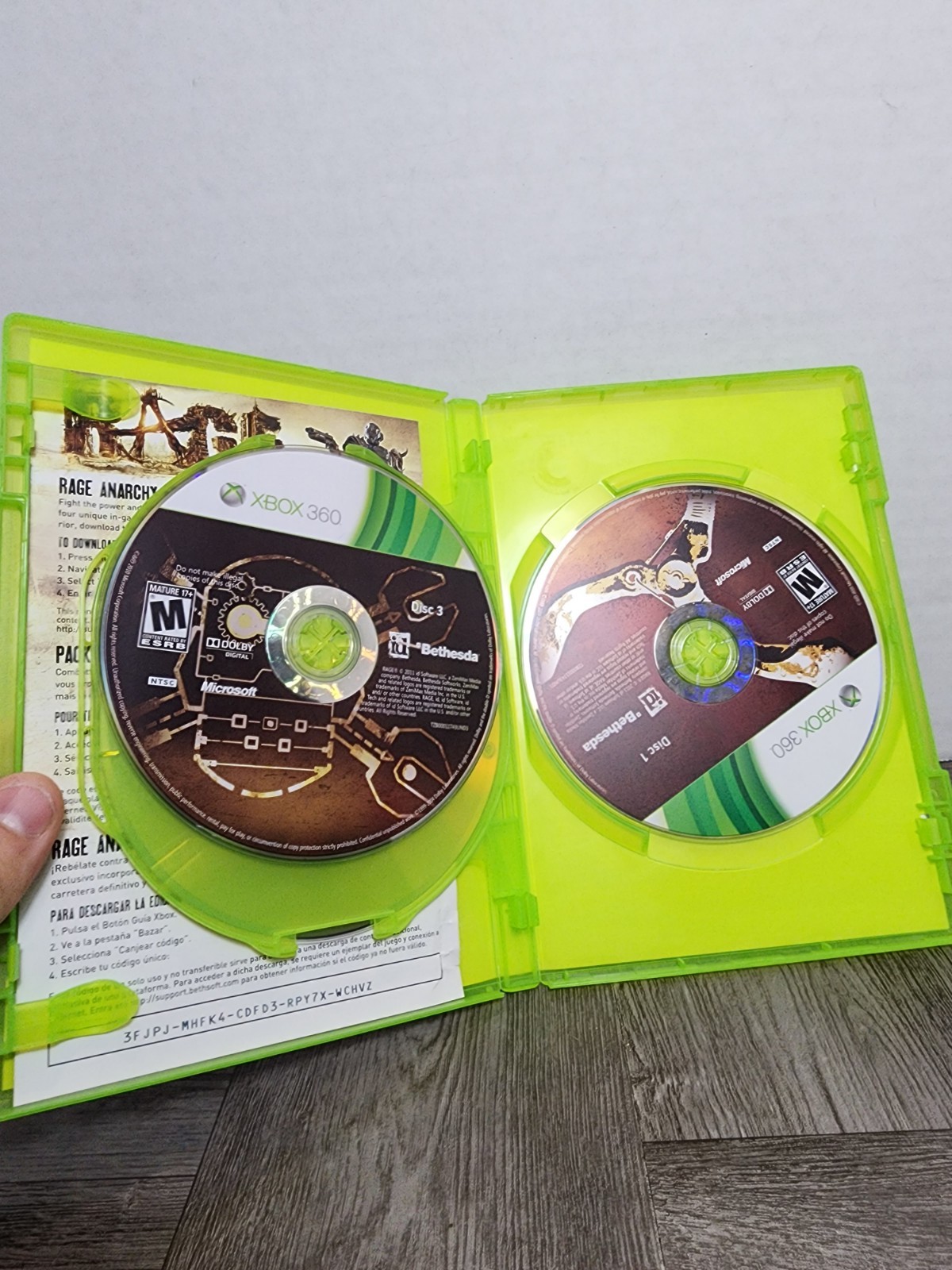 Rage Anarchy Edition Xbox 360 AD Complete CIB – (See Pics)