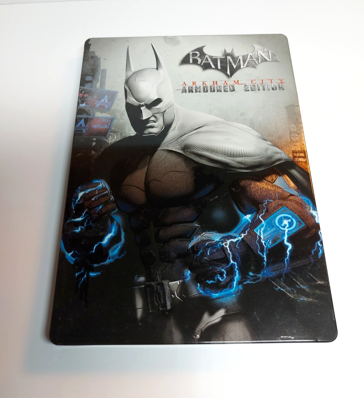 Batman: Arkham City Armored Edition steelbook only no game disc