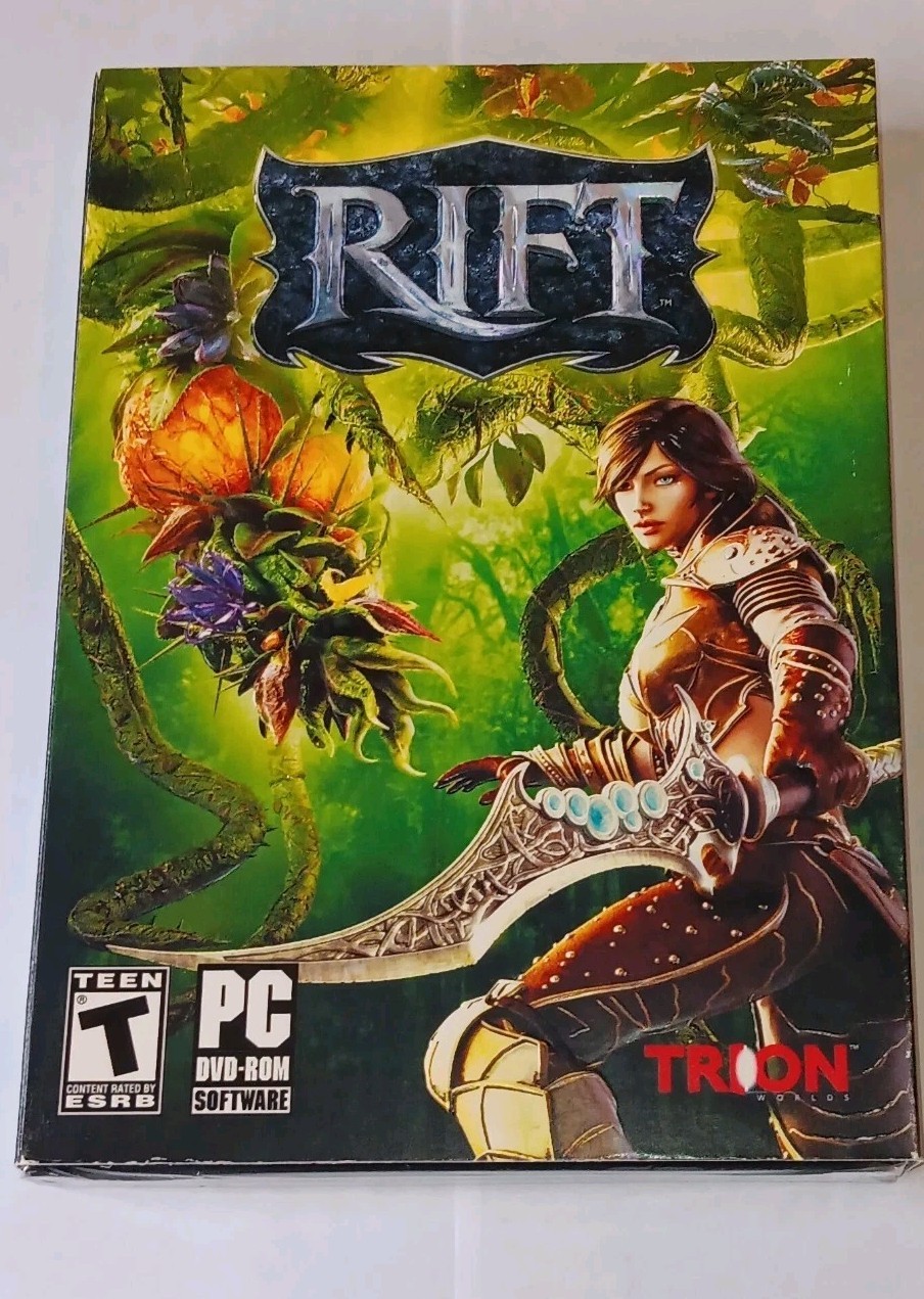 Trion Worlds Rift PC DVD-ROM MMORPG 2011 Manual Included, brand new SEALED game
