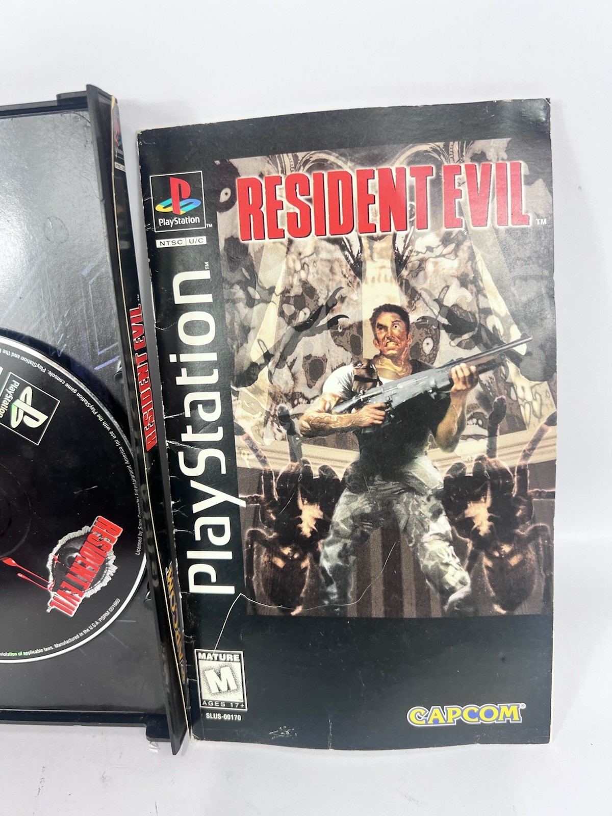 Resident Evil (Sony PlayStation 1, 1996) Long Box CIB With Registration Card