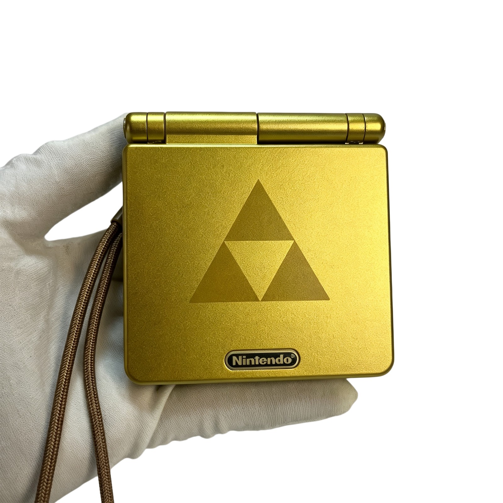 Nintendo GBA Custom Zelda Triforce Gameboy Advance SP AGS-101 Console with Boxed