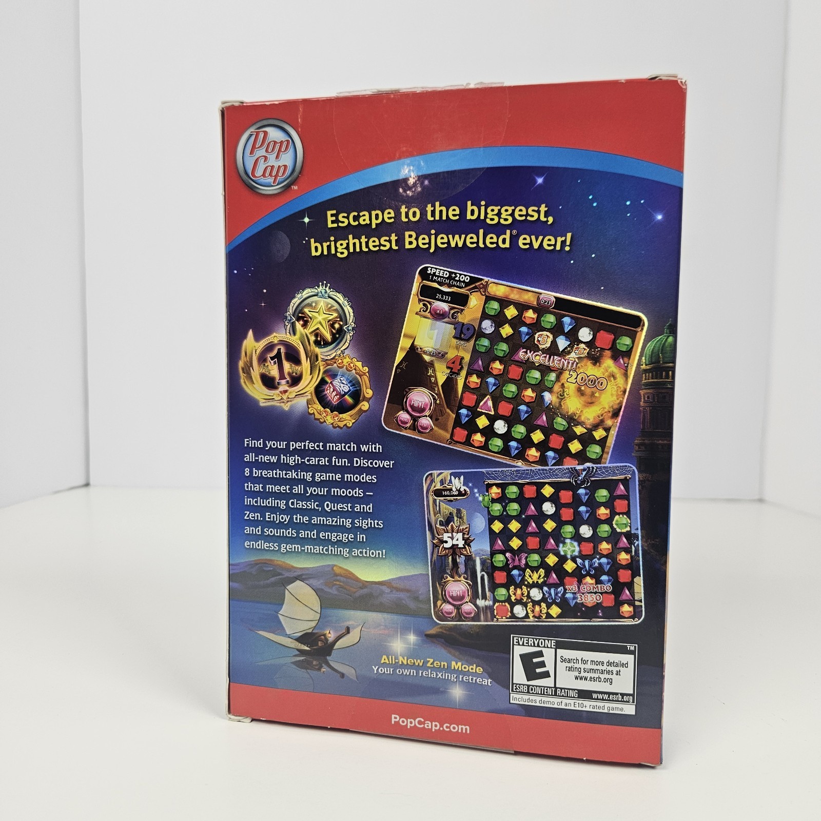 Bejeweled 3 (Windows/Mac, 2010) Pop Cap PC CD-ROM Puzzle Game (NEW-OPEN BOX)