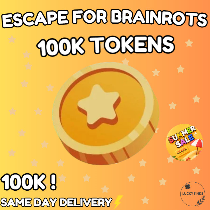 💸🔥100K Tokens🔥💸 – ESCAPE TSUNAMI FOR BRAINROTS CHEAP!⚡💸