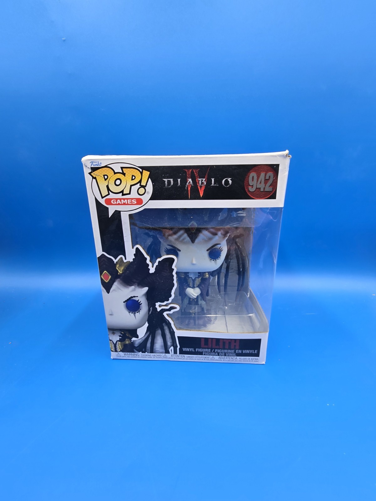 Funko Pop Lilith #942 Diablo IV Games Vinyl Figure NEW w/ Box
