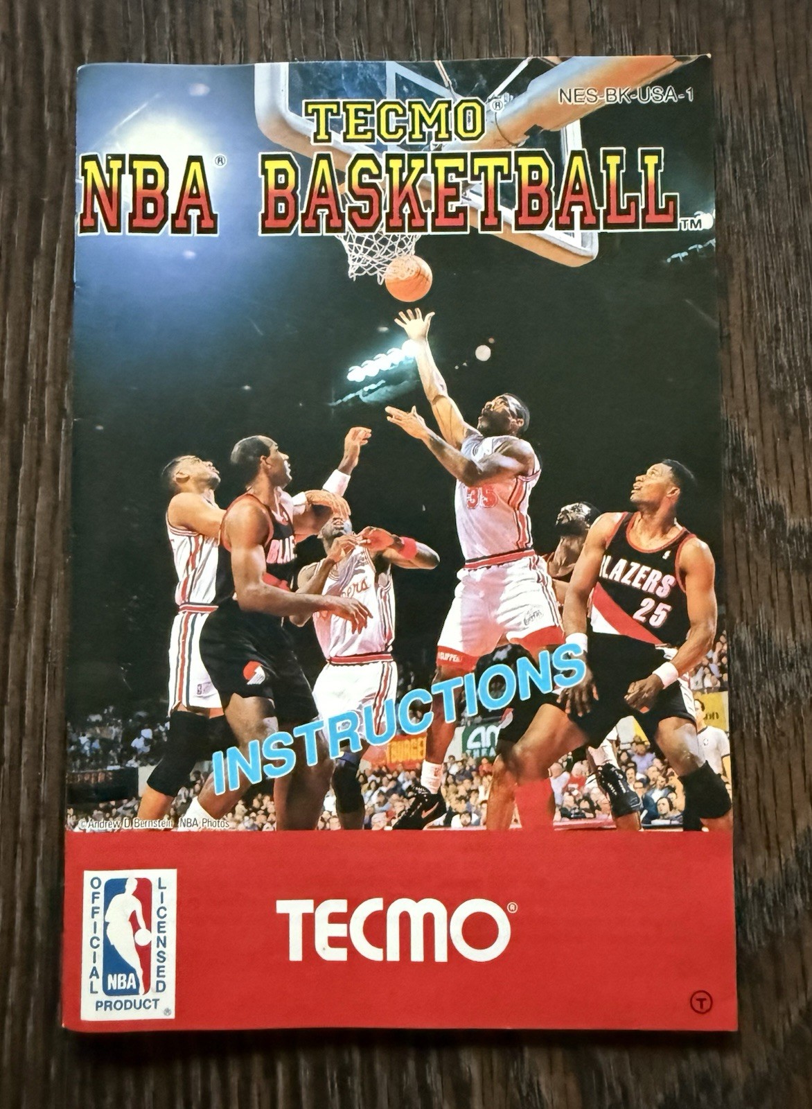 Tecmo NBA Basketball Complete in Box CIB w/Inserts! (Nintendo, NES 1992)🔥