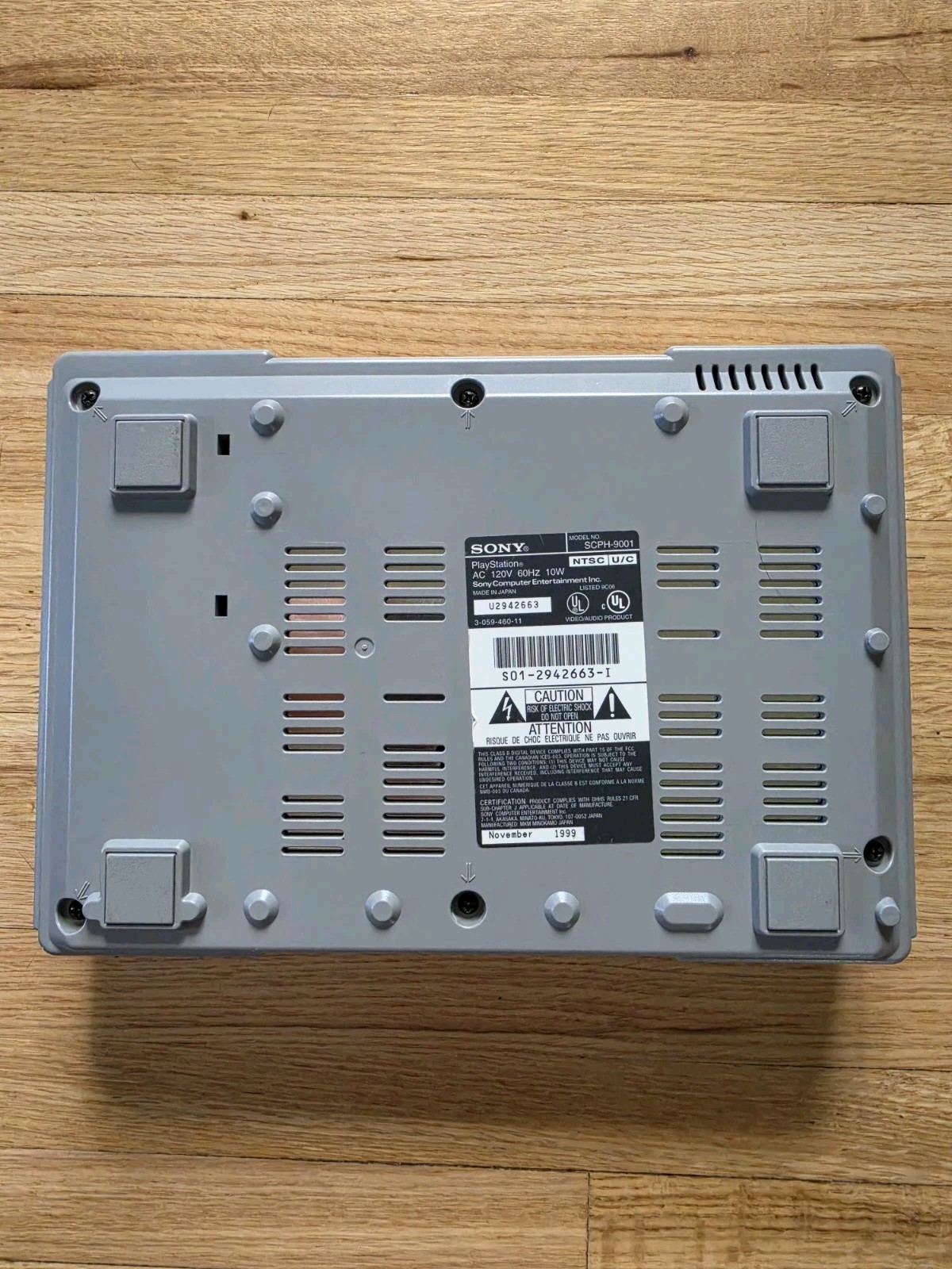 Sony PlayStation 1 PS1 SCPH-9001 Console Only Fully Working Cleaned & Serviced