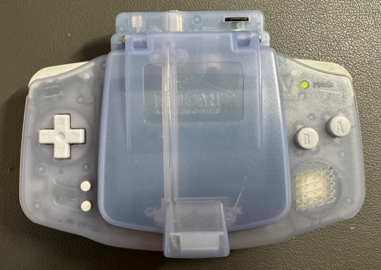 Nintendo Game Boy Advance AGB-001 Glacier 1. Works Perfect! Bonus accessories!