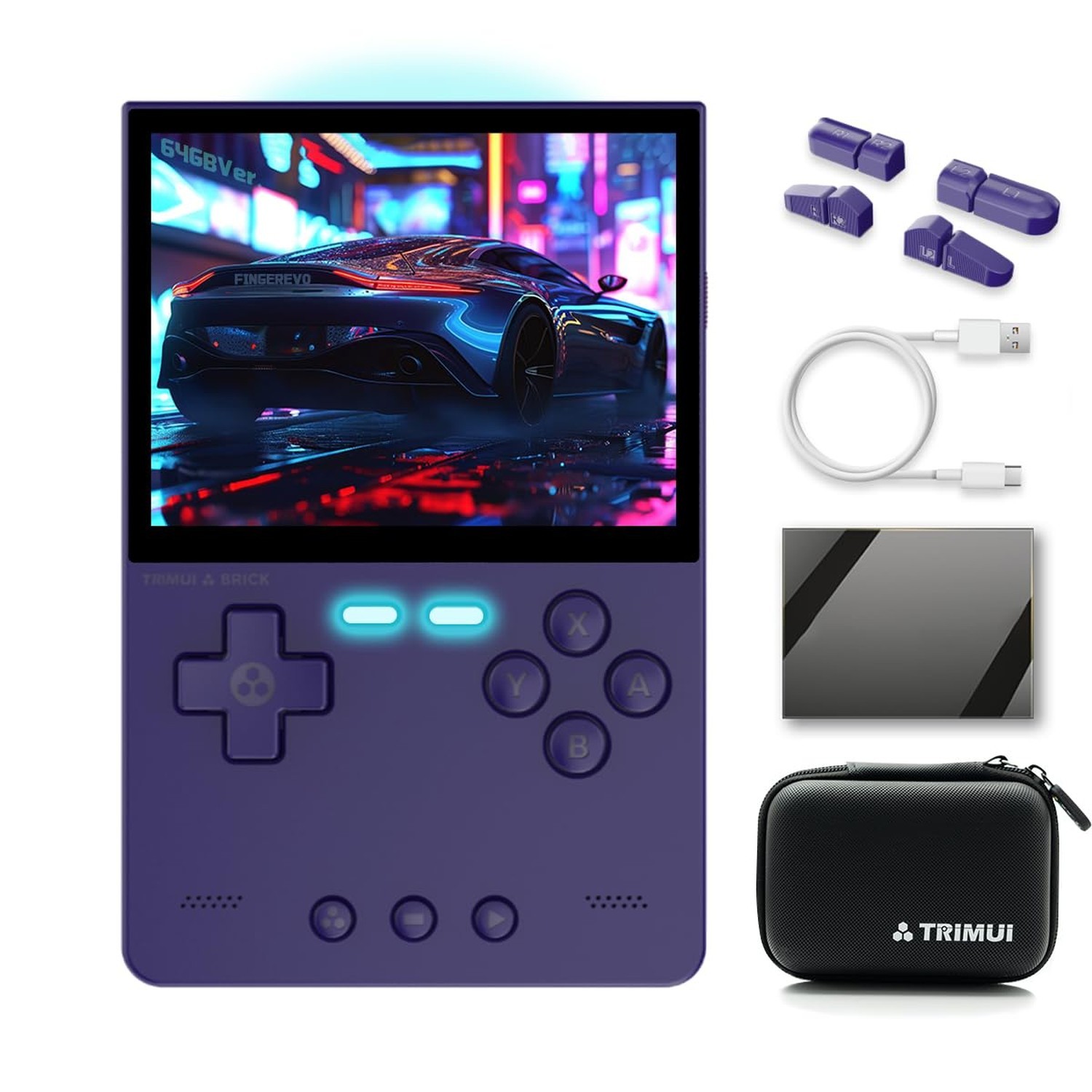 Trimui Brick Handheld Game Console 3.2-inch 1024*768 IPS Screen 3000mAh Trimu…