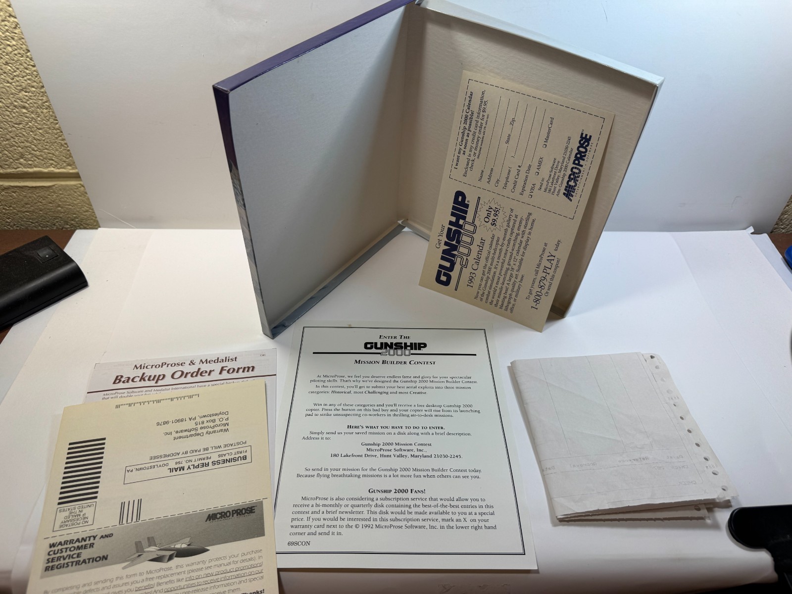 Gunship 2000: Philippine Islands & Antarctica (PC) 3.5″ CONTENTS ONLY no discs