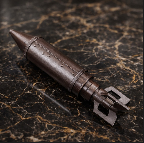 RUST ROCKET Prop Figure Hand Painted Life Size 1:1 cosplay plastic