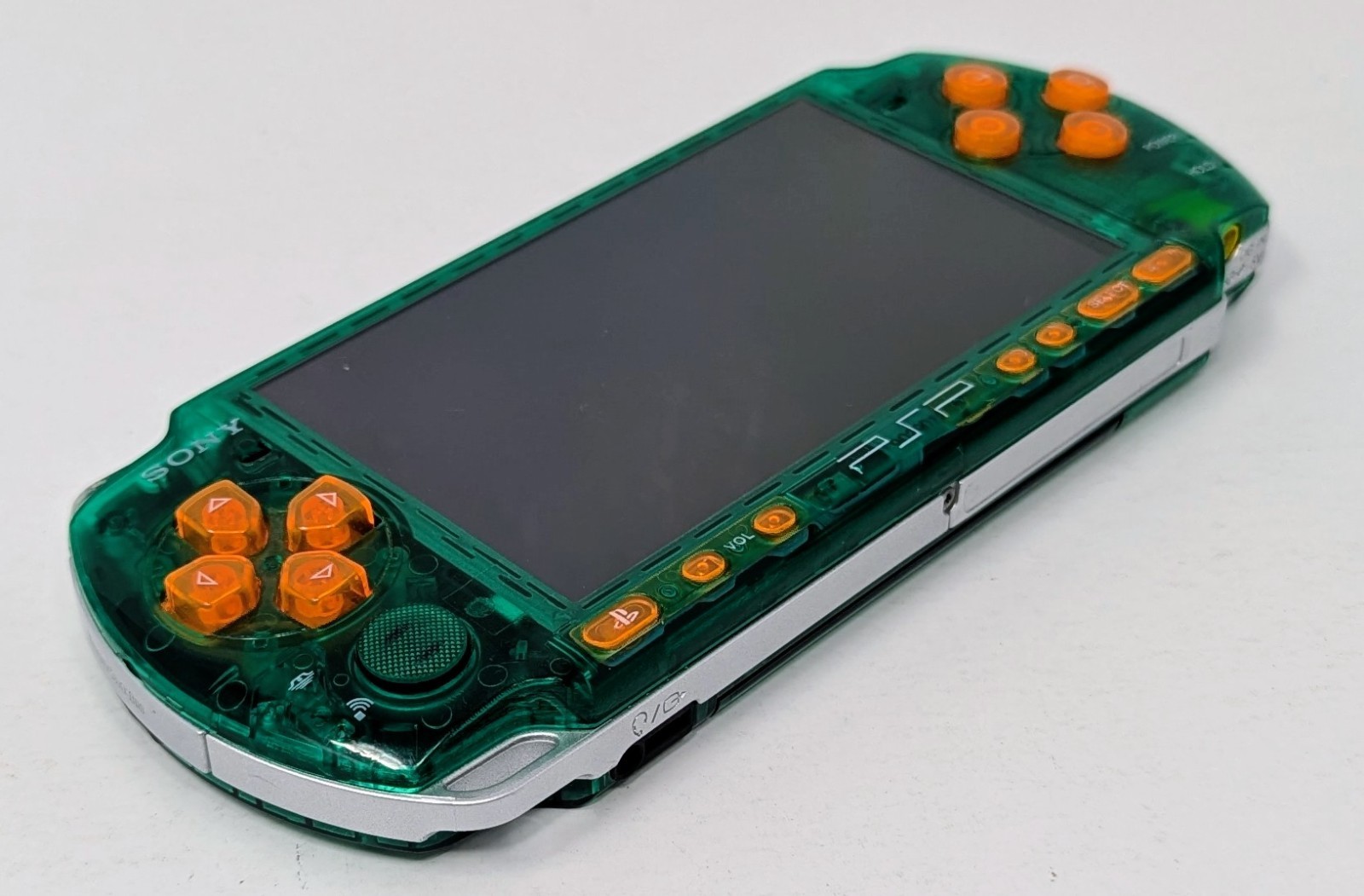 Sony PlayStation Portable Green PSP 3000 Bundle w/ SOCOM & 128GB Card – Tested!