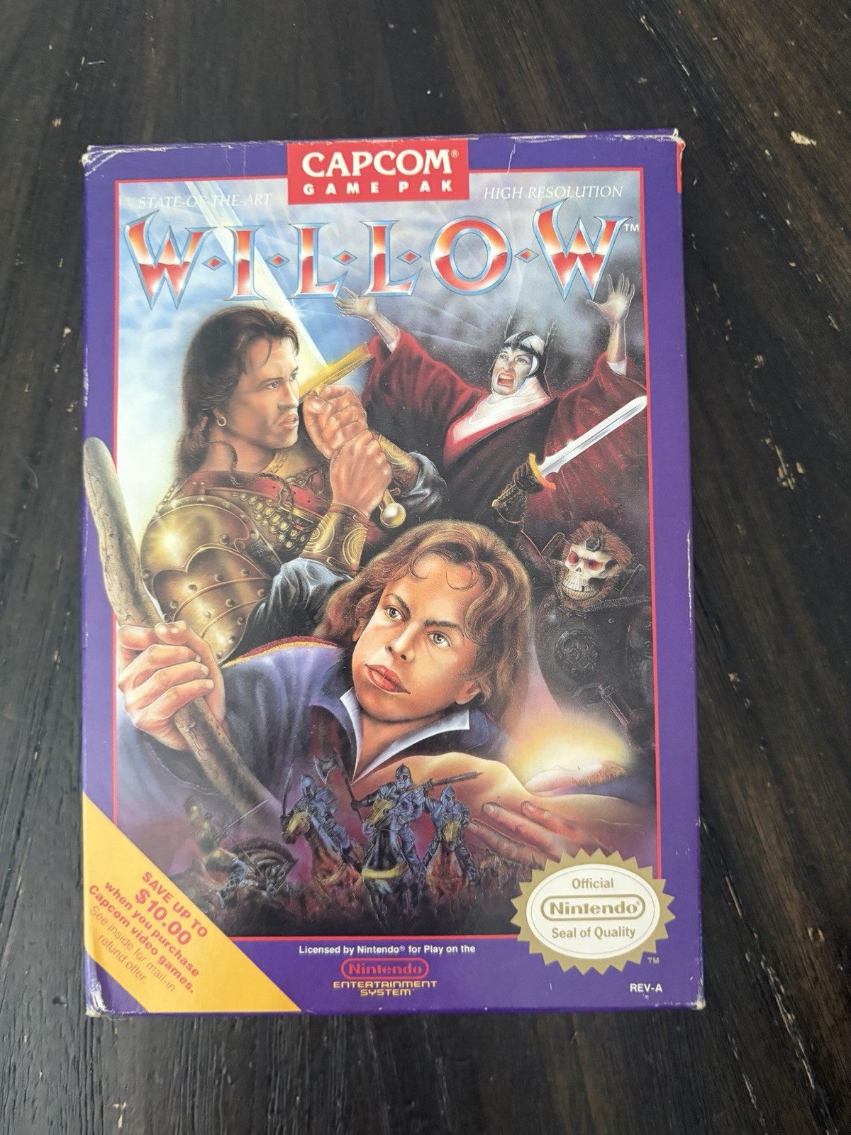 Nintendo NES Game Willow CIB Complete In Box