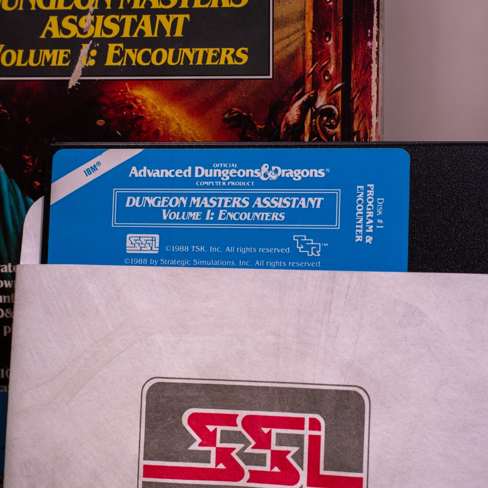 D&D Dungeon Master’s Assistant Volume 1: Encounters IBM PC Game Play Only 1988
