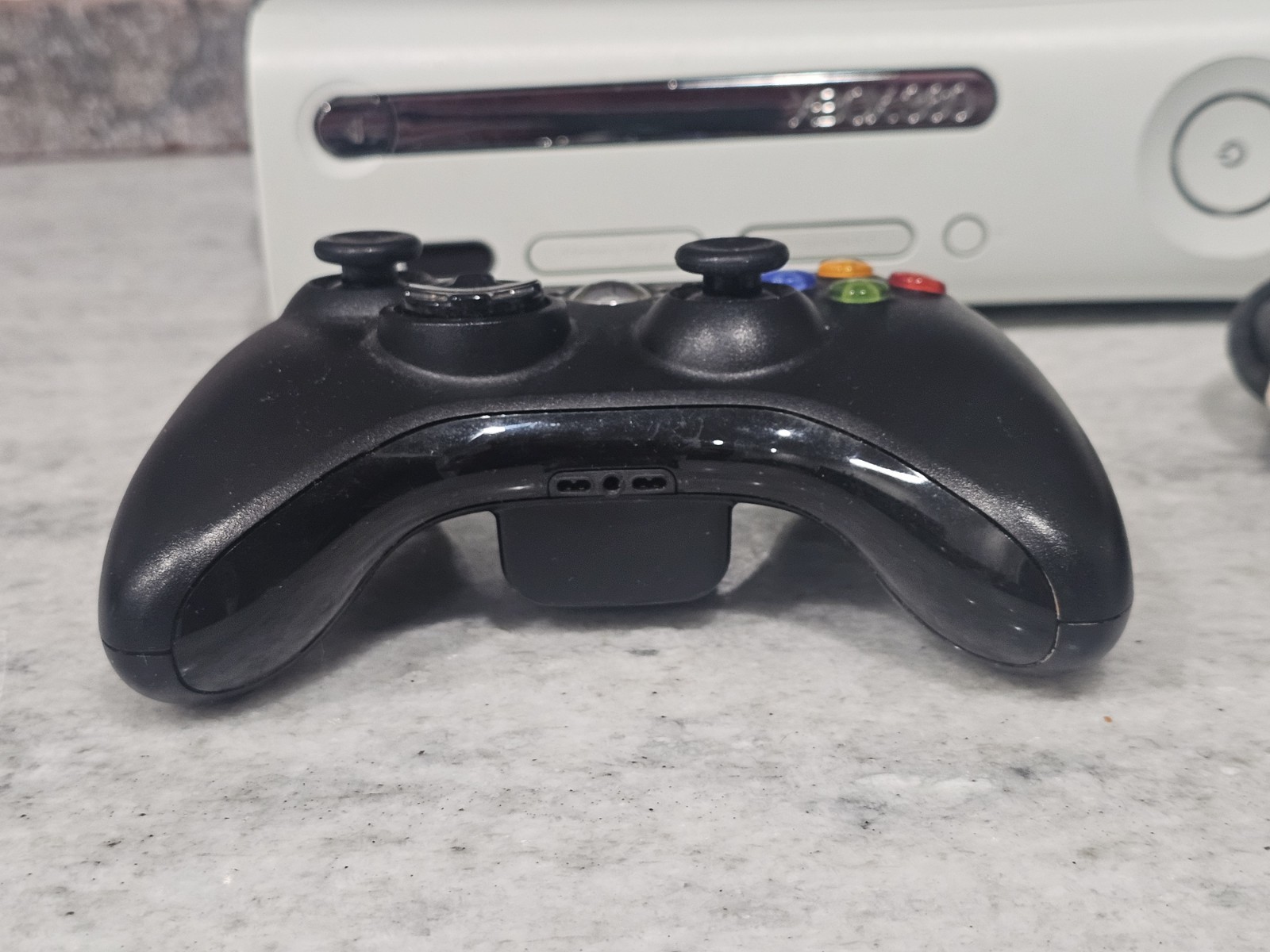 Microsoft Xbox 360 60GB White Console w/ Cables + Controller Tested