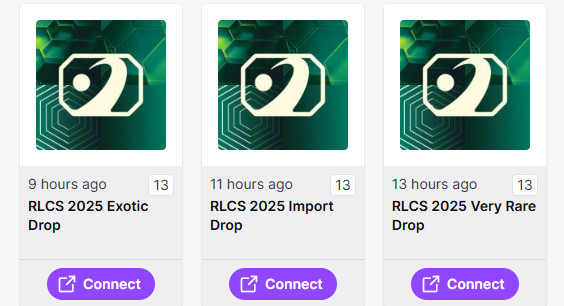 Rocket League Twitch Drops – 57 Items – Wheels + Explosions + Packs