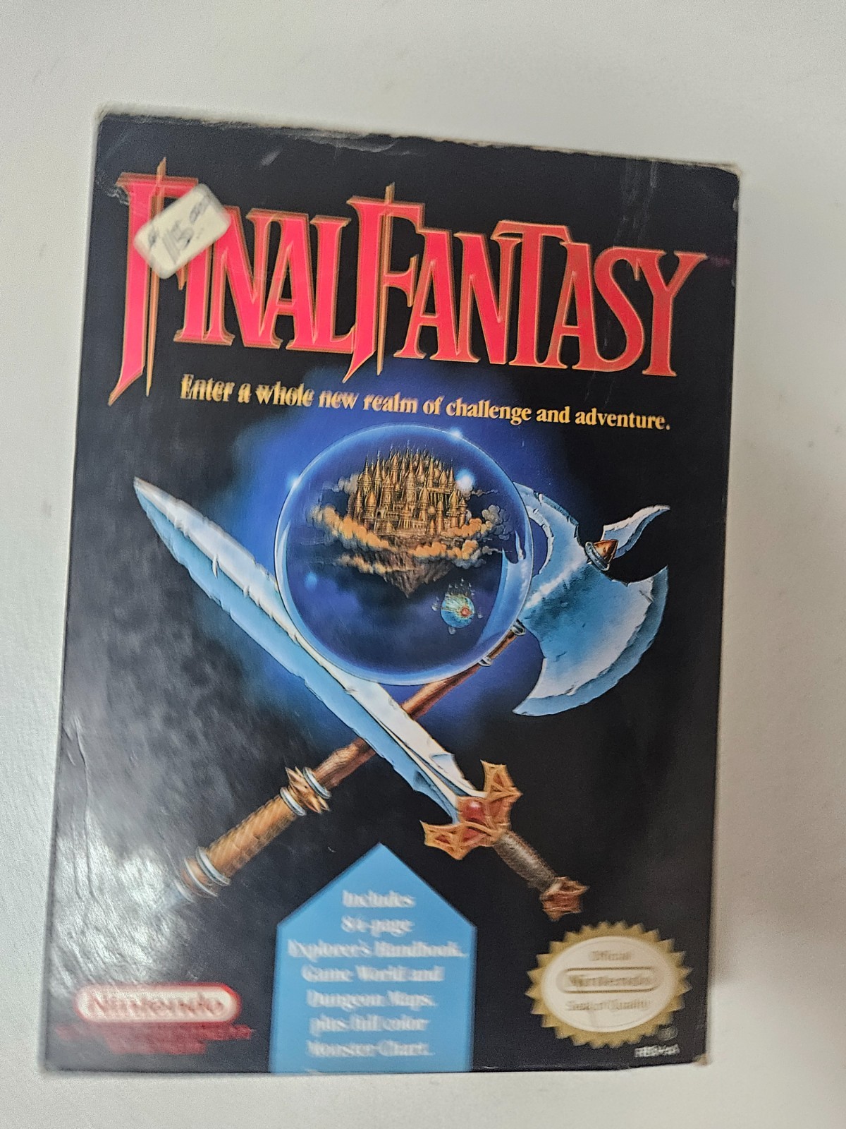 Final Fantasy (Nintendo NES, 1990) Complete In Box CIB Map And Manual Included