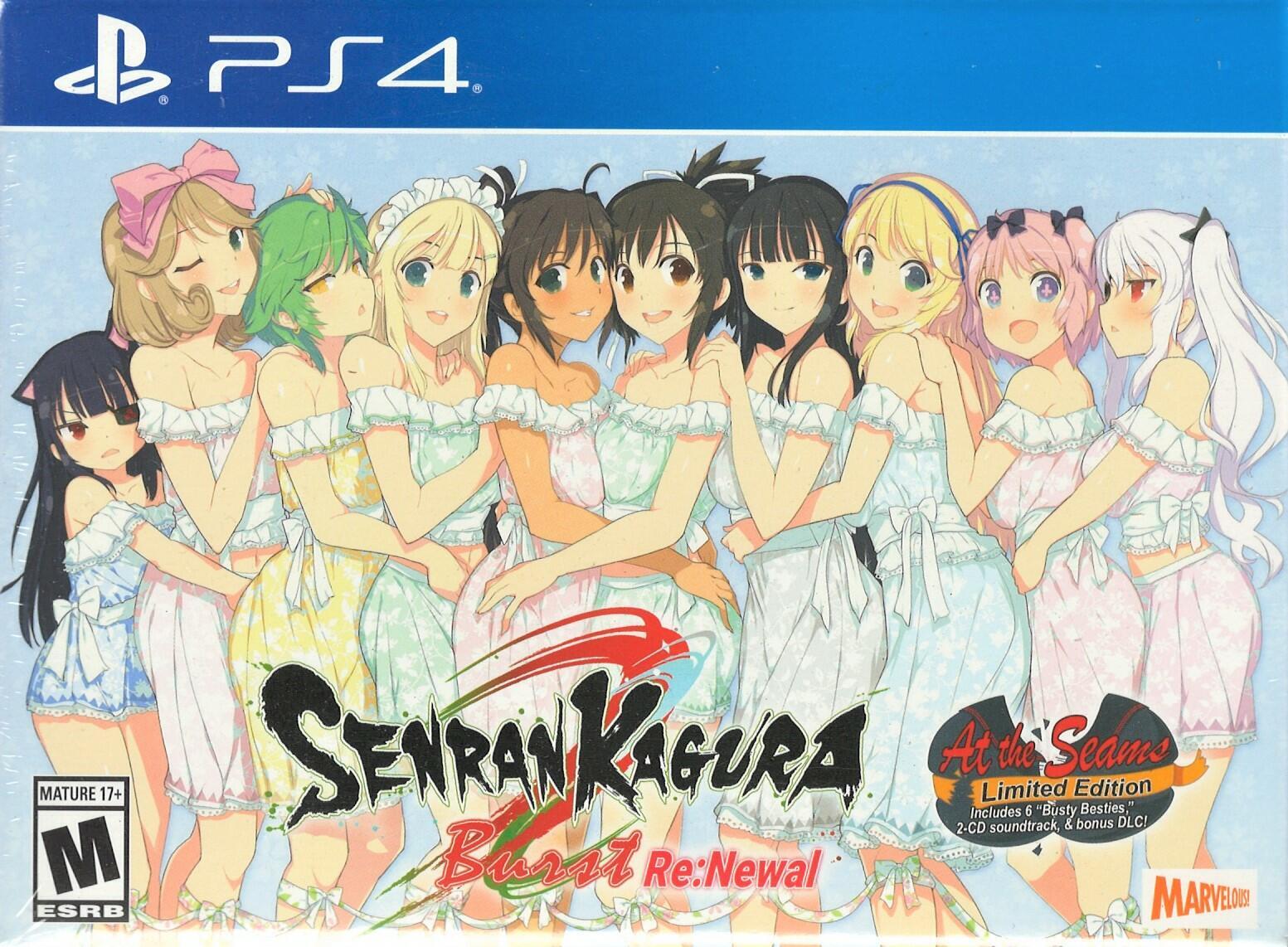 Senran Kagura Burst Re: Newal – at The Seams Edition PS4 (Brand New Factory Seal