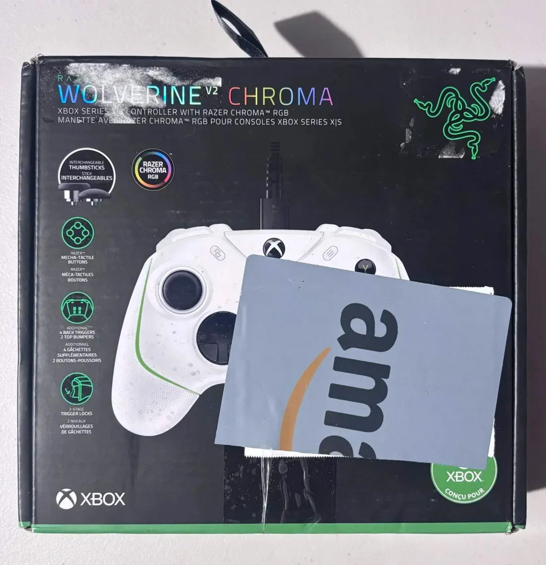 Razer Wolverine V2 Chroma Controller for Microsoft Xbox One/Series S/X – White