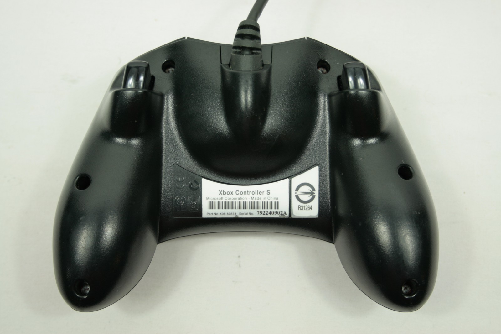 Microsoft Xbox Original Controller S Type OEM Black w/ Breakaway Cable Tested B