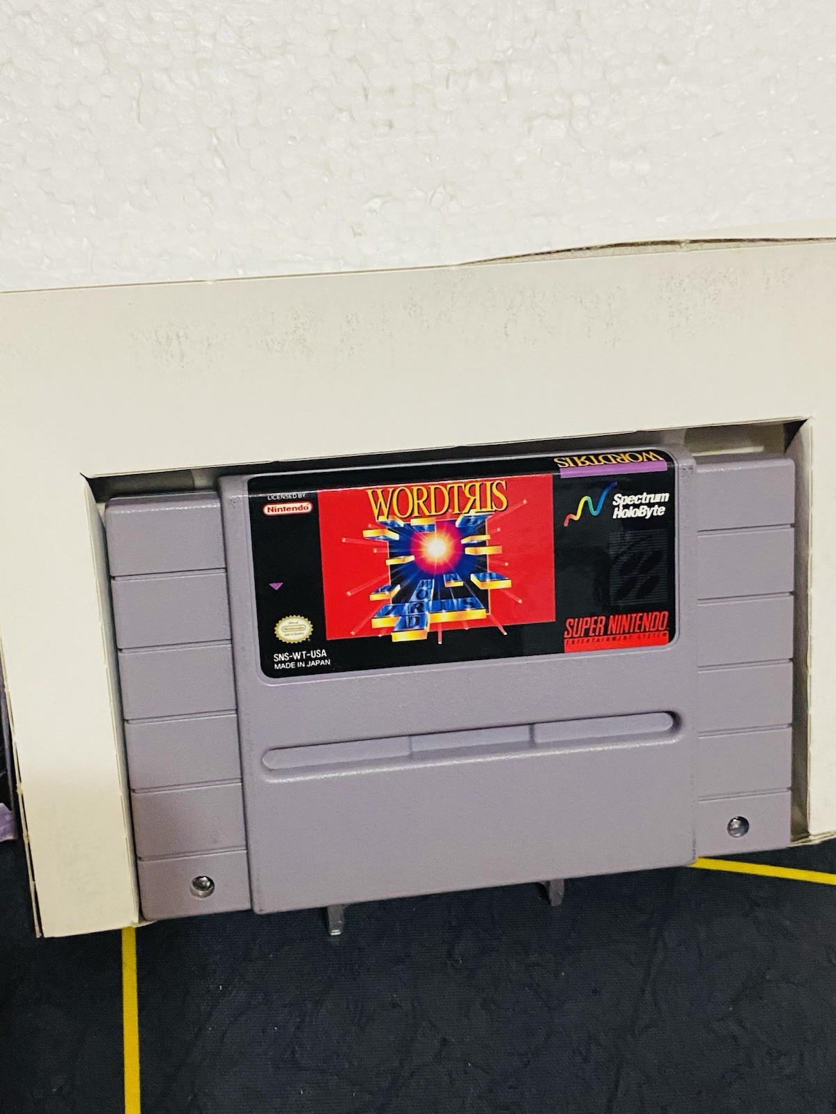 Very Clean Game Wordtris *SNES *Authentic *CIB w Game, Manual and Box