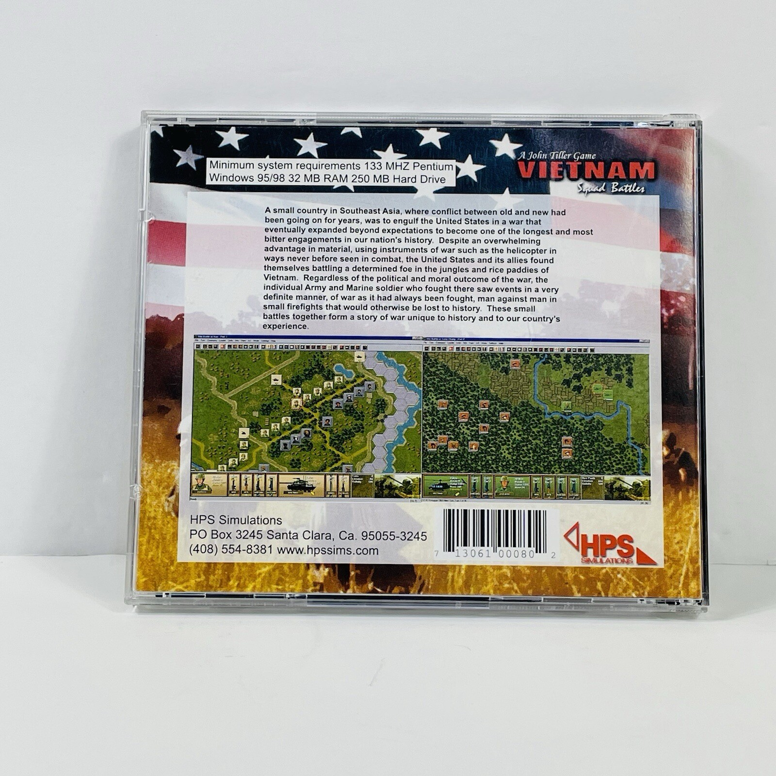 Vietnam Squad Battles A John Tiller Game PC CD-ROM For Windows 2001
