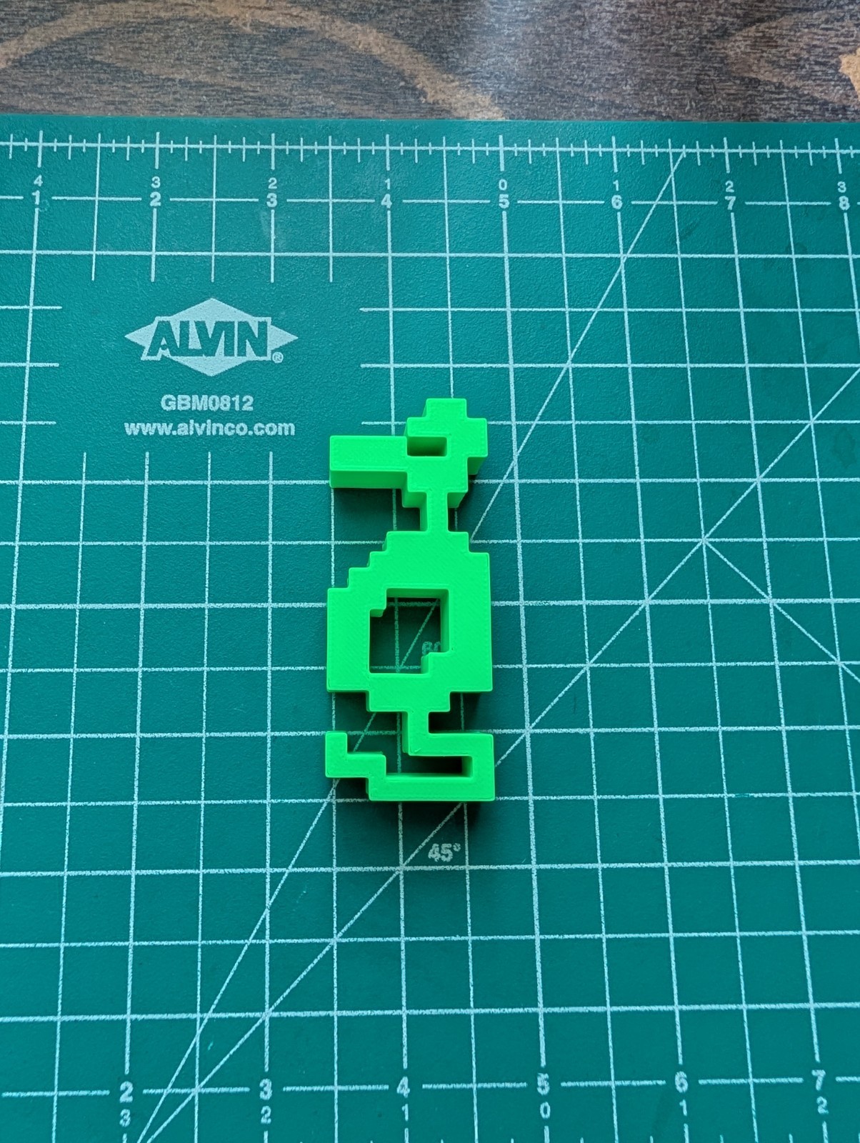 Atari Adventure dragon video game character 3D printed shelf desk logo 8-bit art