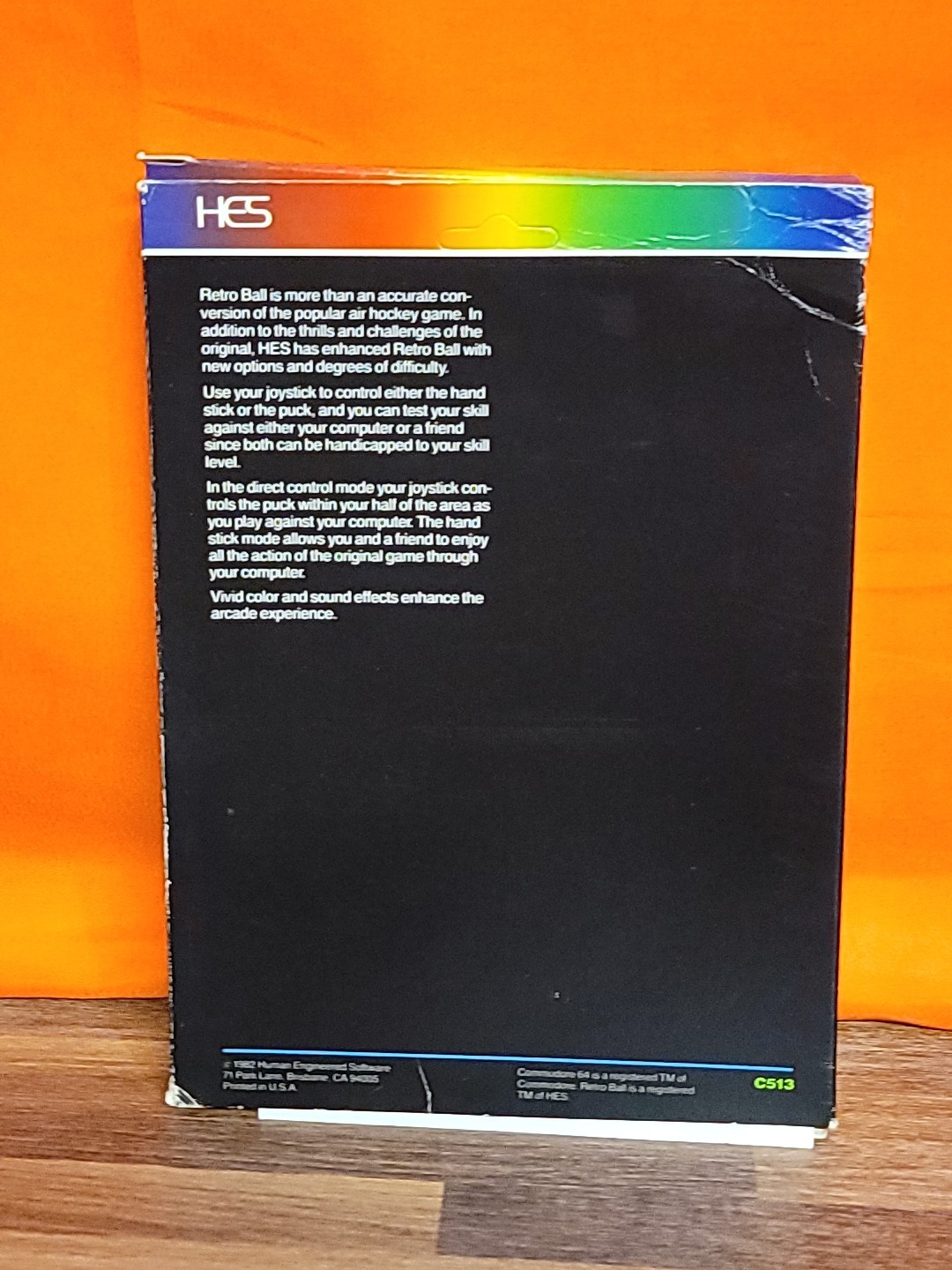 Vintage Retro Ball (Commodore 64, 1982) C513 Complete CIB