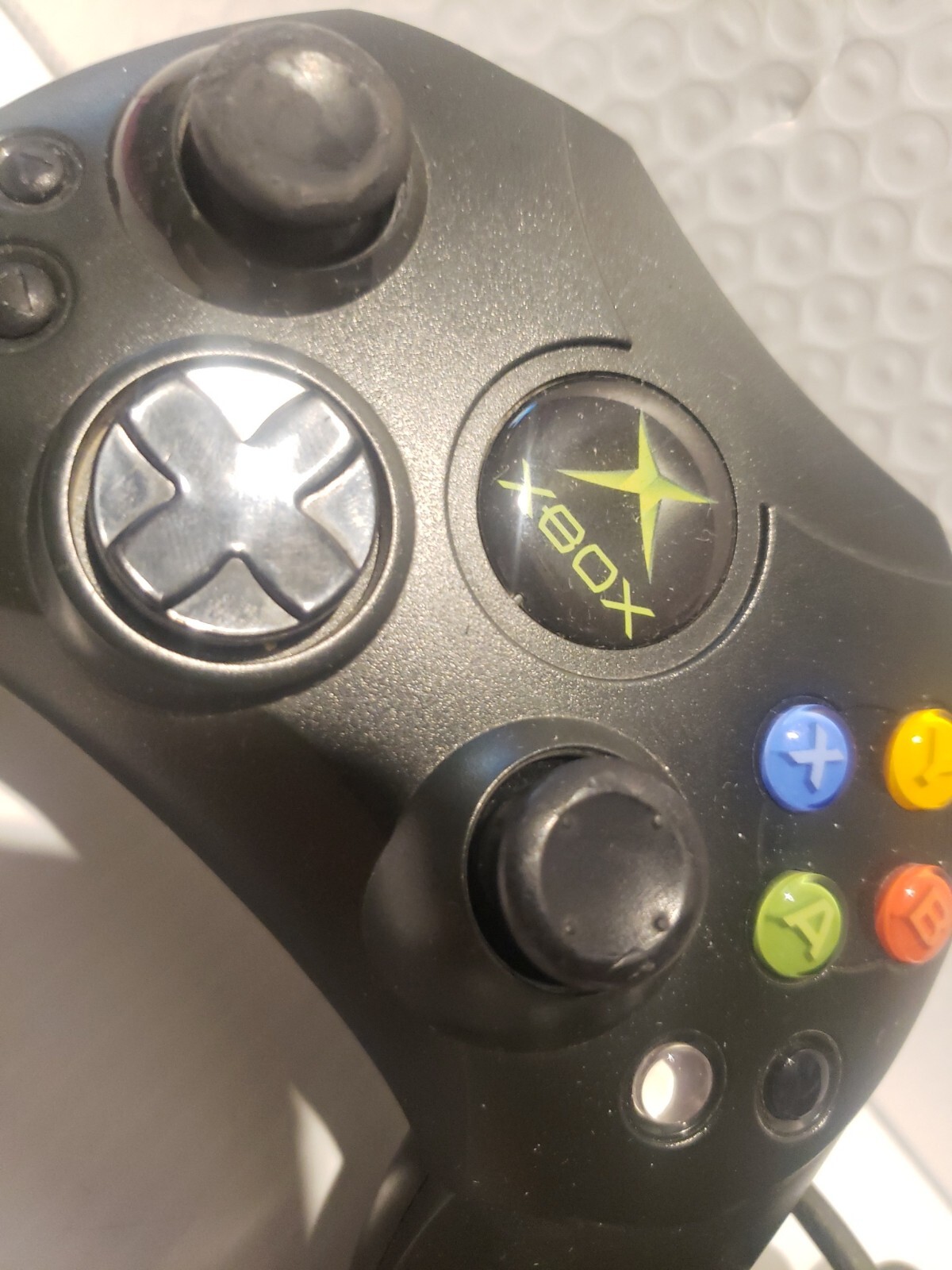 Original Xbox Controller S X08-69873 Tested & Working Comes w/ Breakaway Cable
